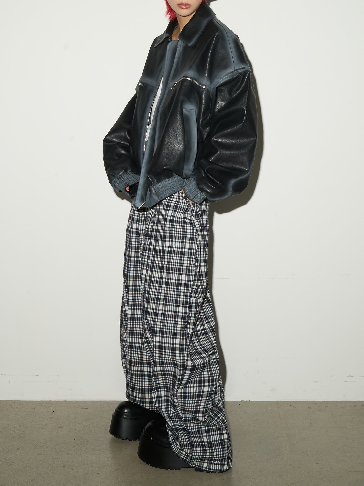QS626B check pants