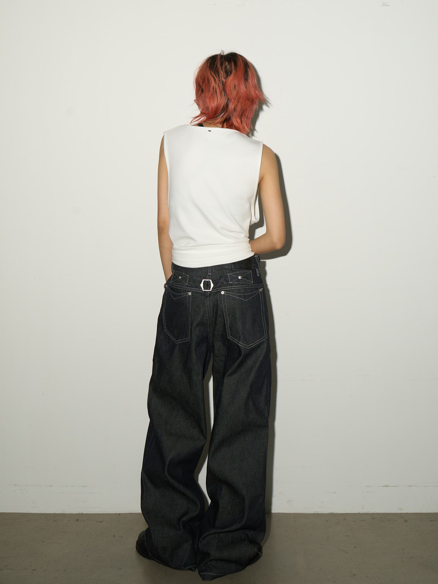 QS704B rigid denim