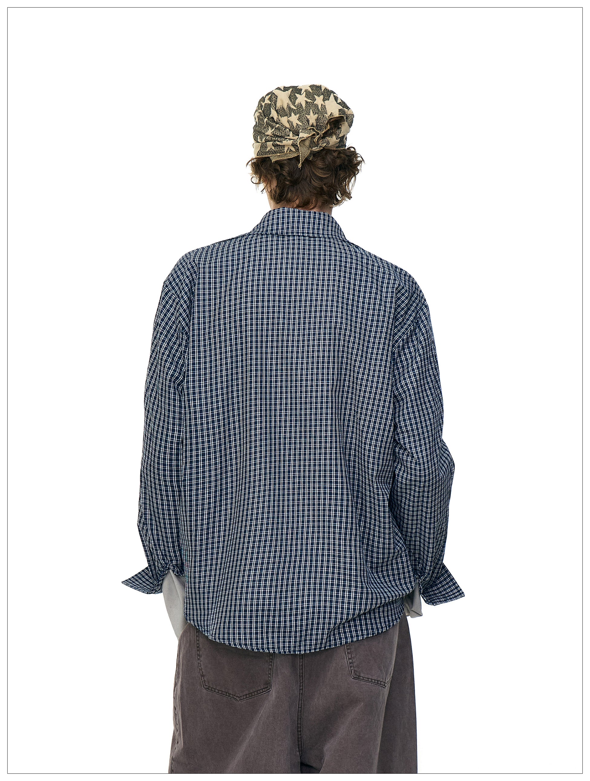 QS594B check shirts