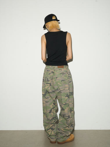 パンツ (QS86) CAMOUFLAGE PANTS QS562B camouflage pants