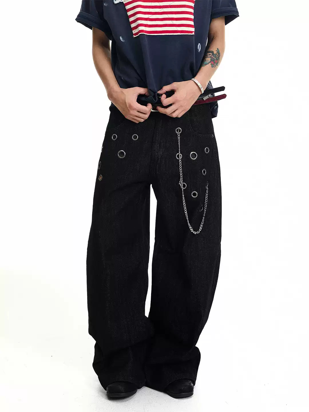 QS838B rigid denim