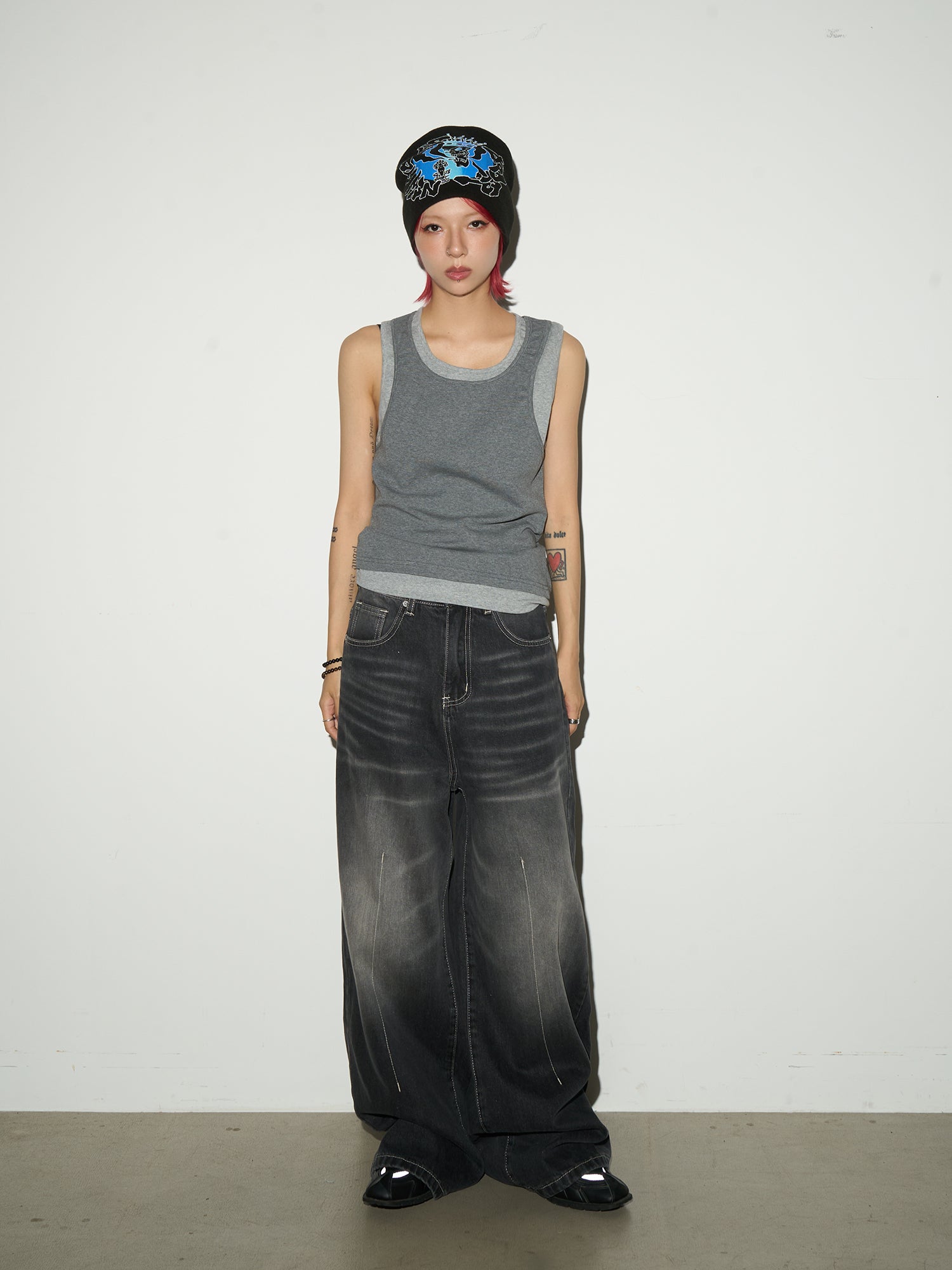 QS564B wash denim