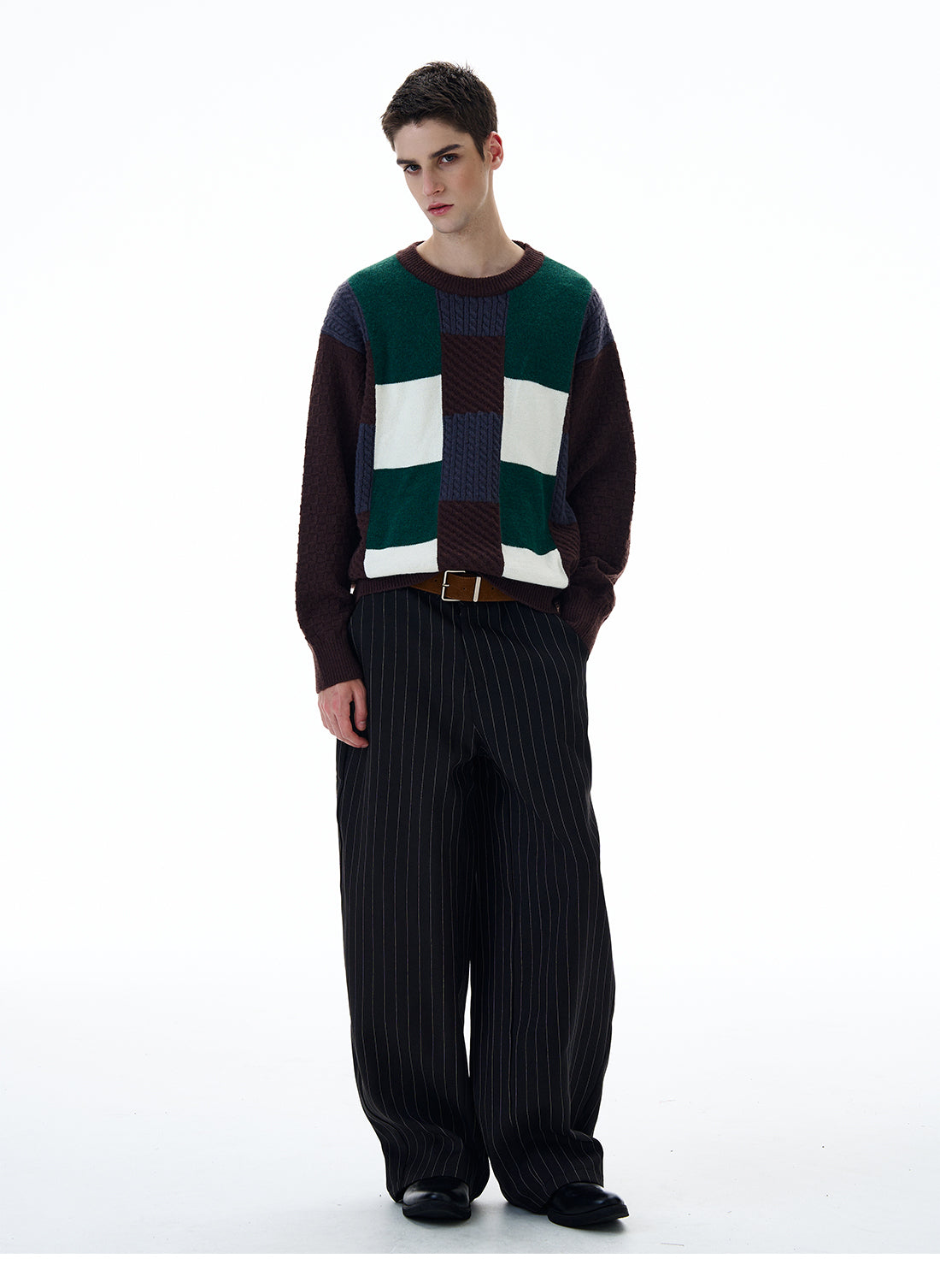 QS589B stripe pants