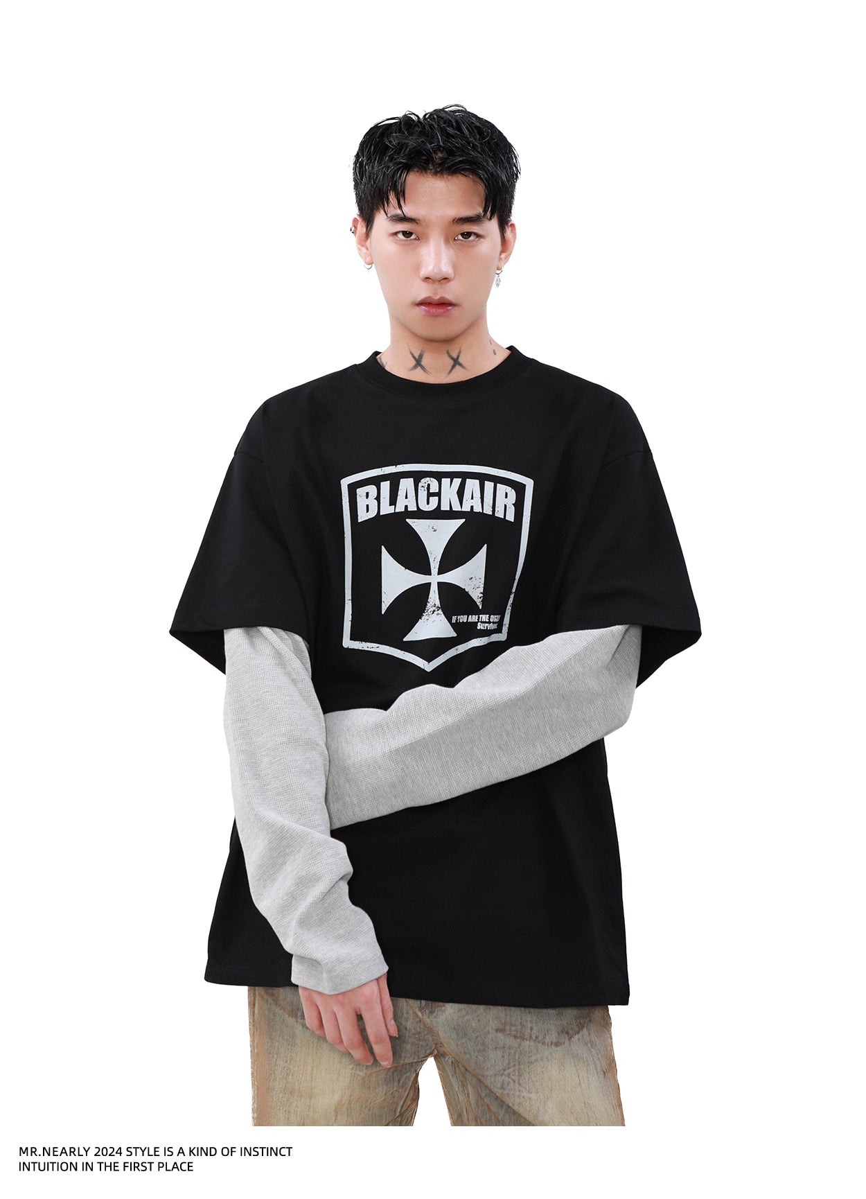 QS898A layered L/S tee