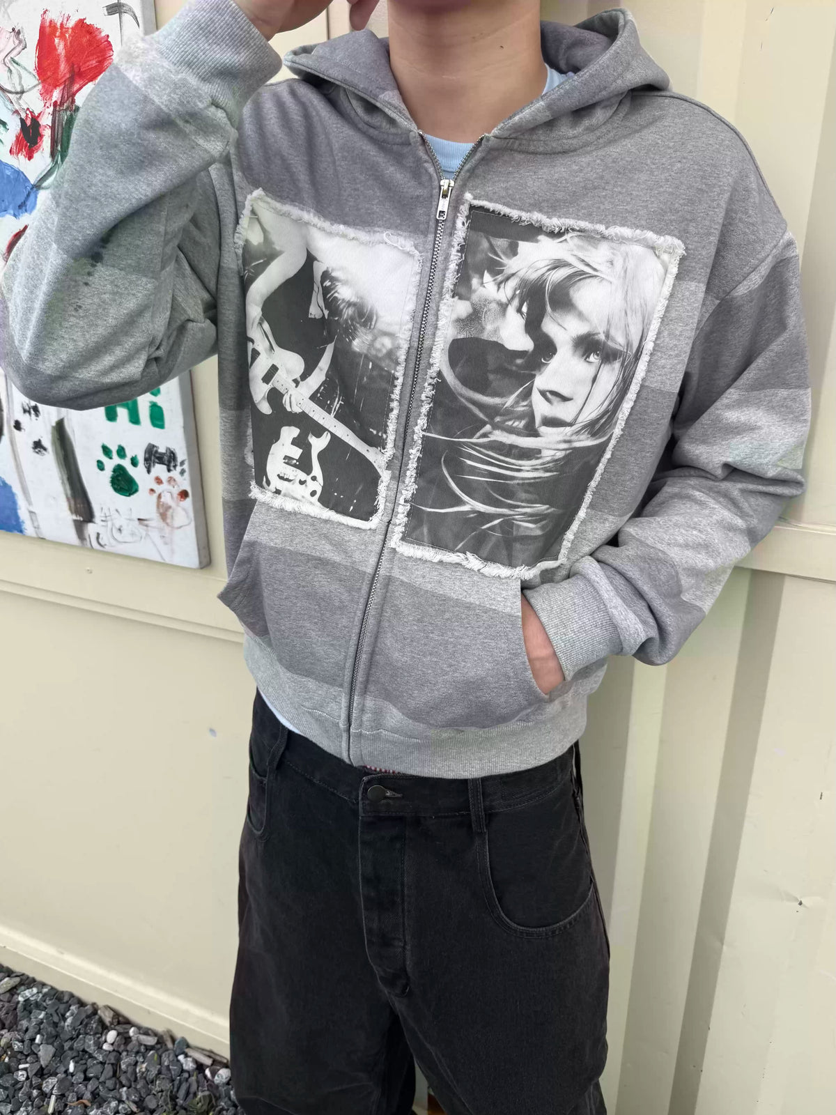 QS918B zip hoodie