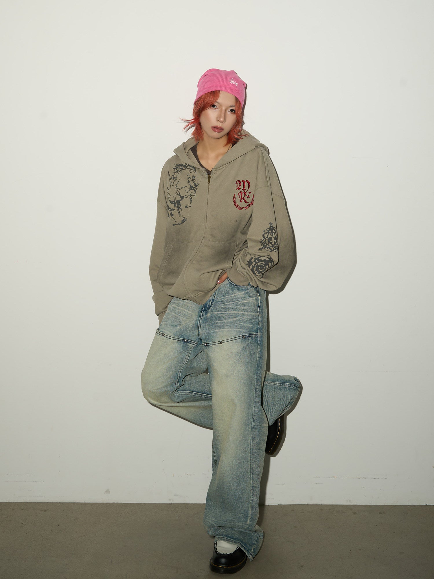 QS705B wash denim