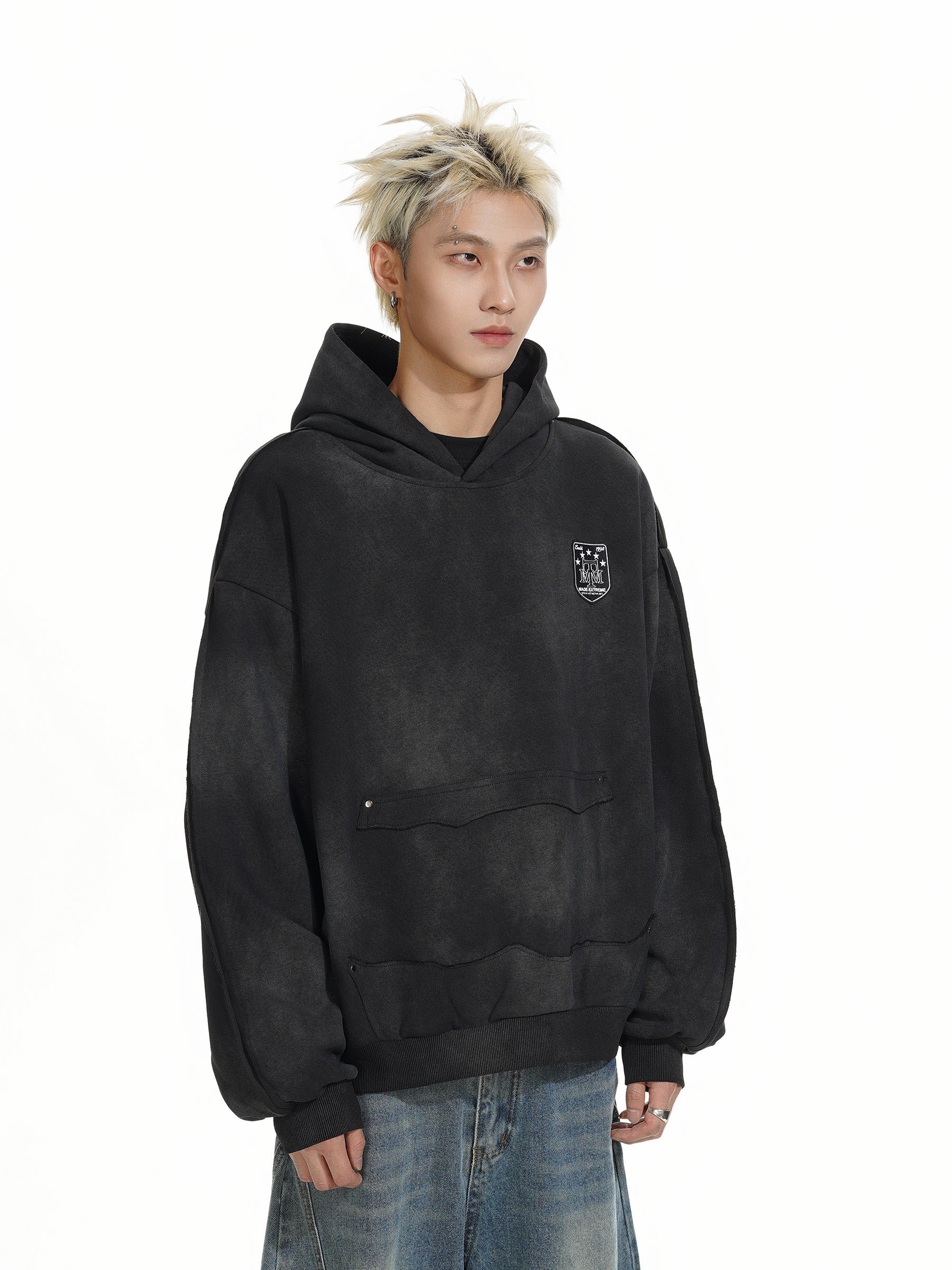 QS005B dirty hoodie