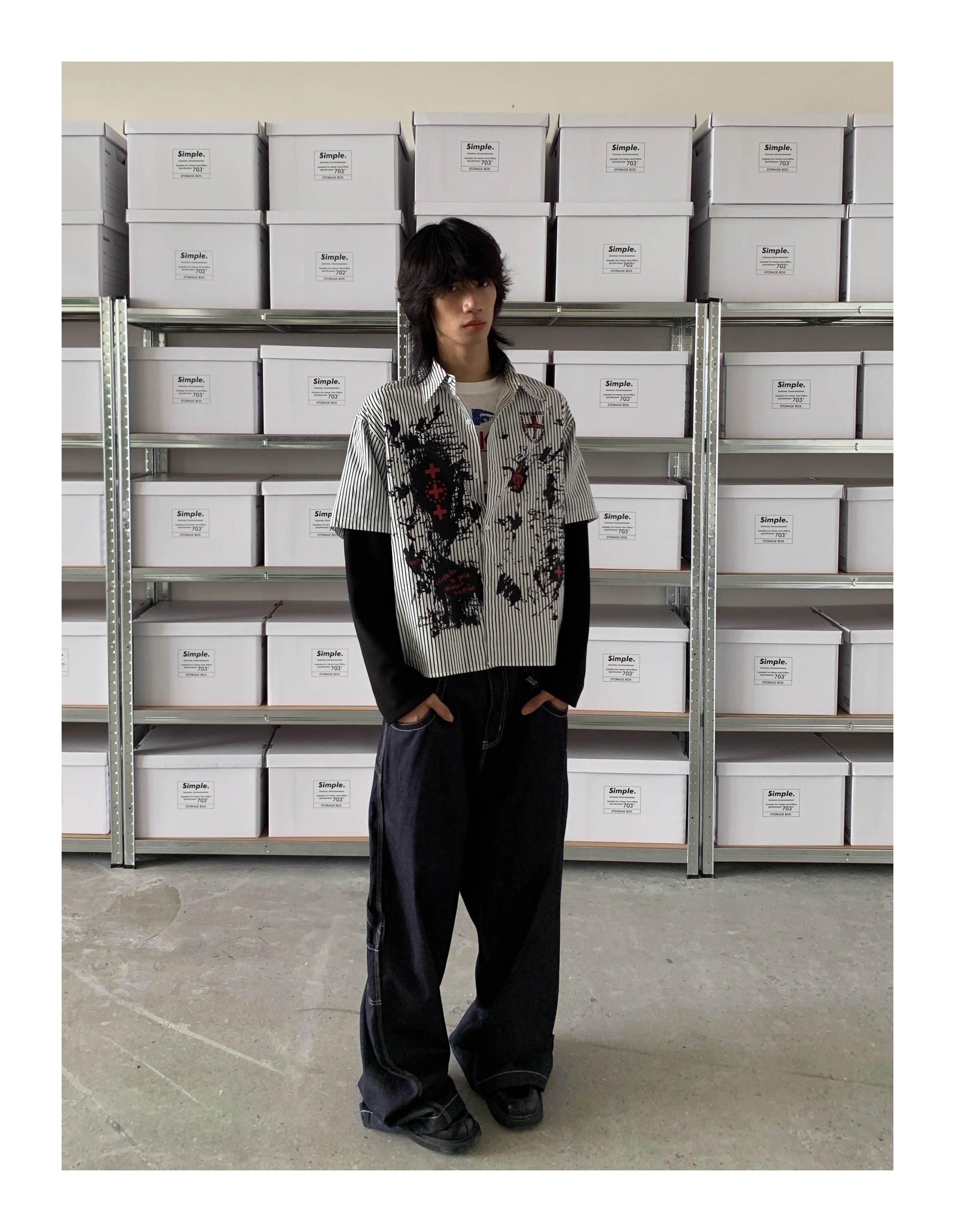 QS603B layered shirts