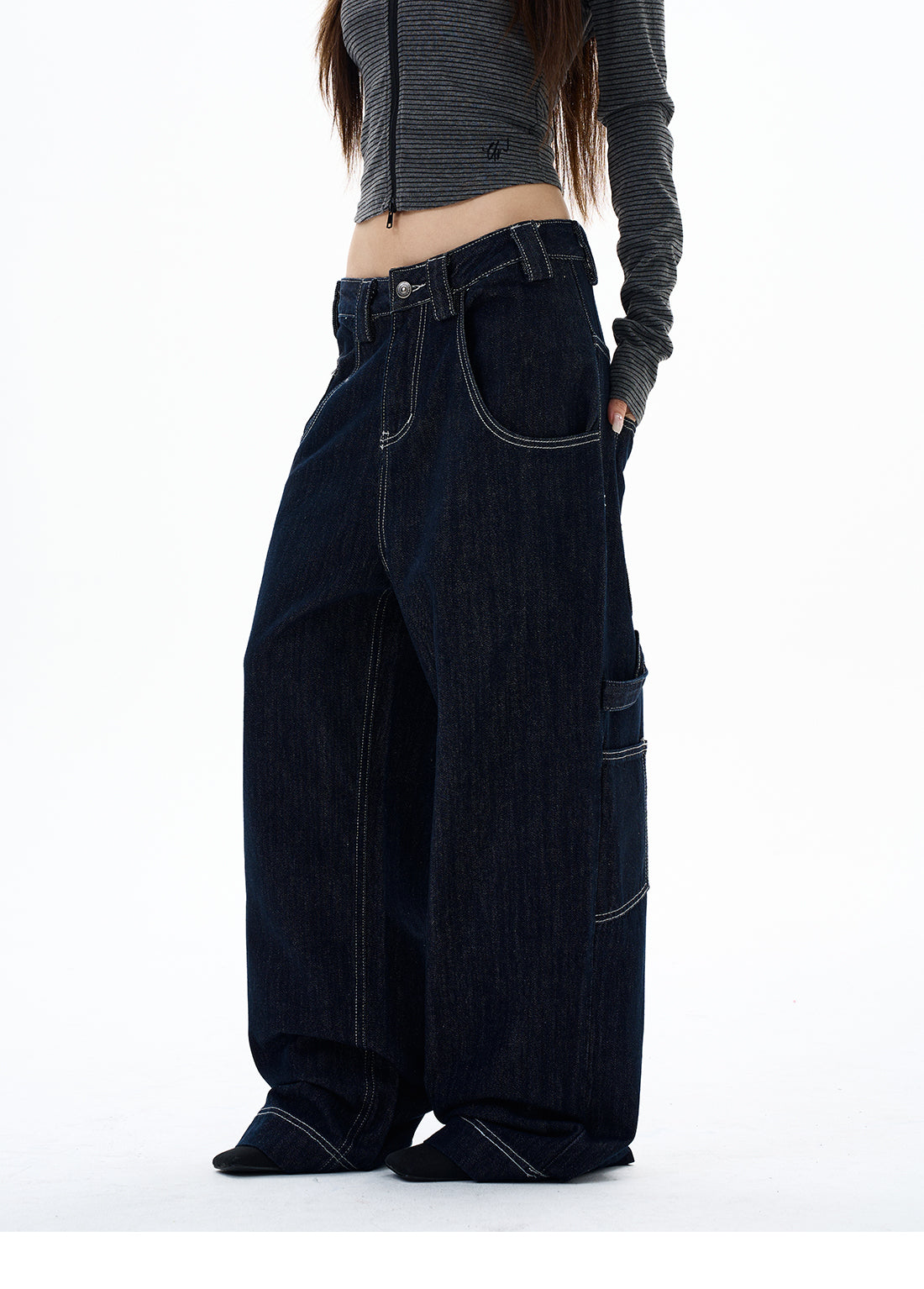 QS639B wide denim