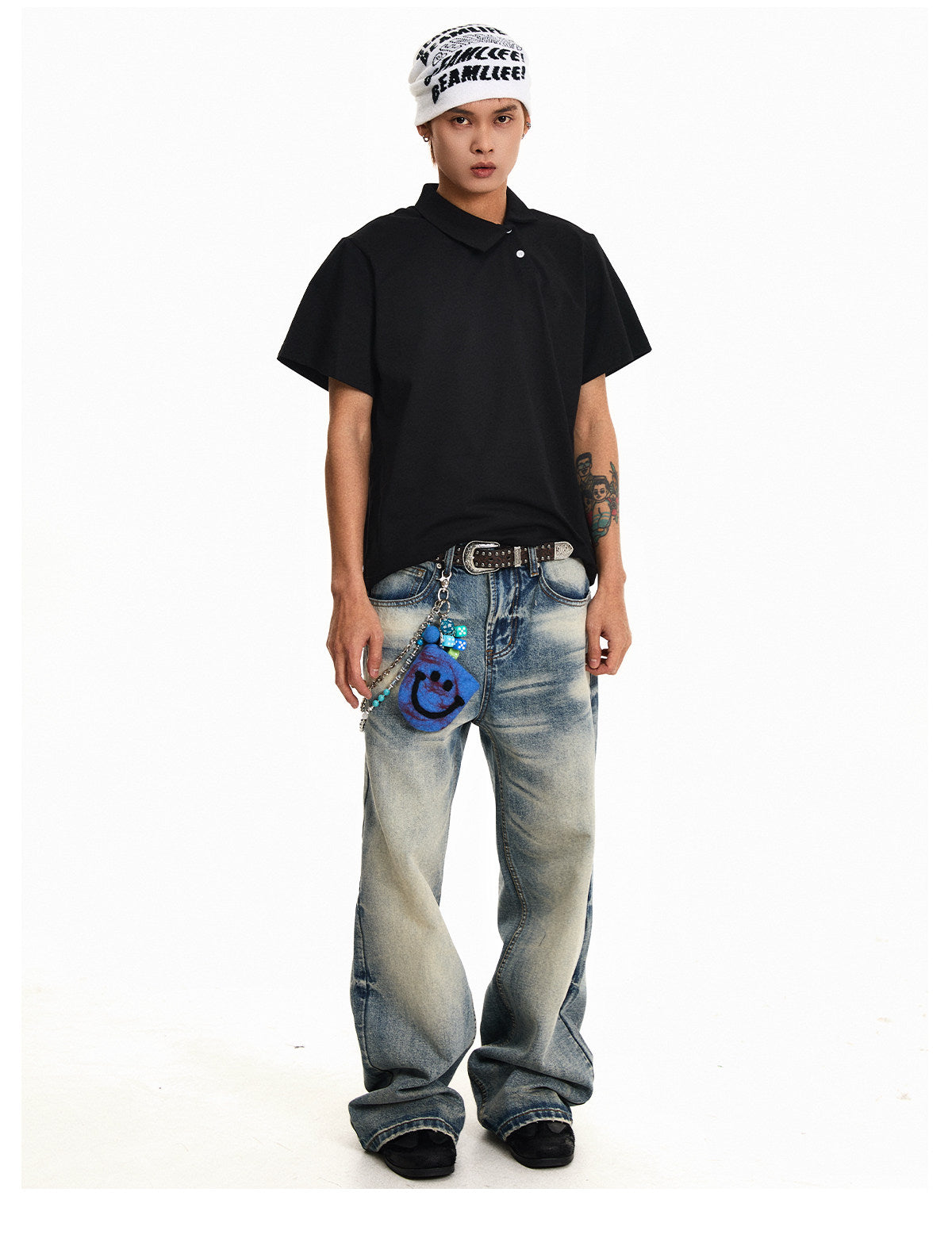 QS764B wash denim
