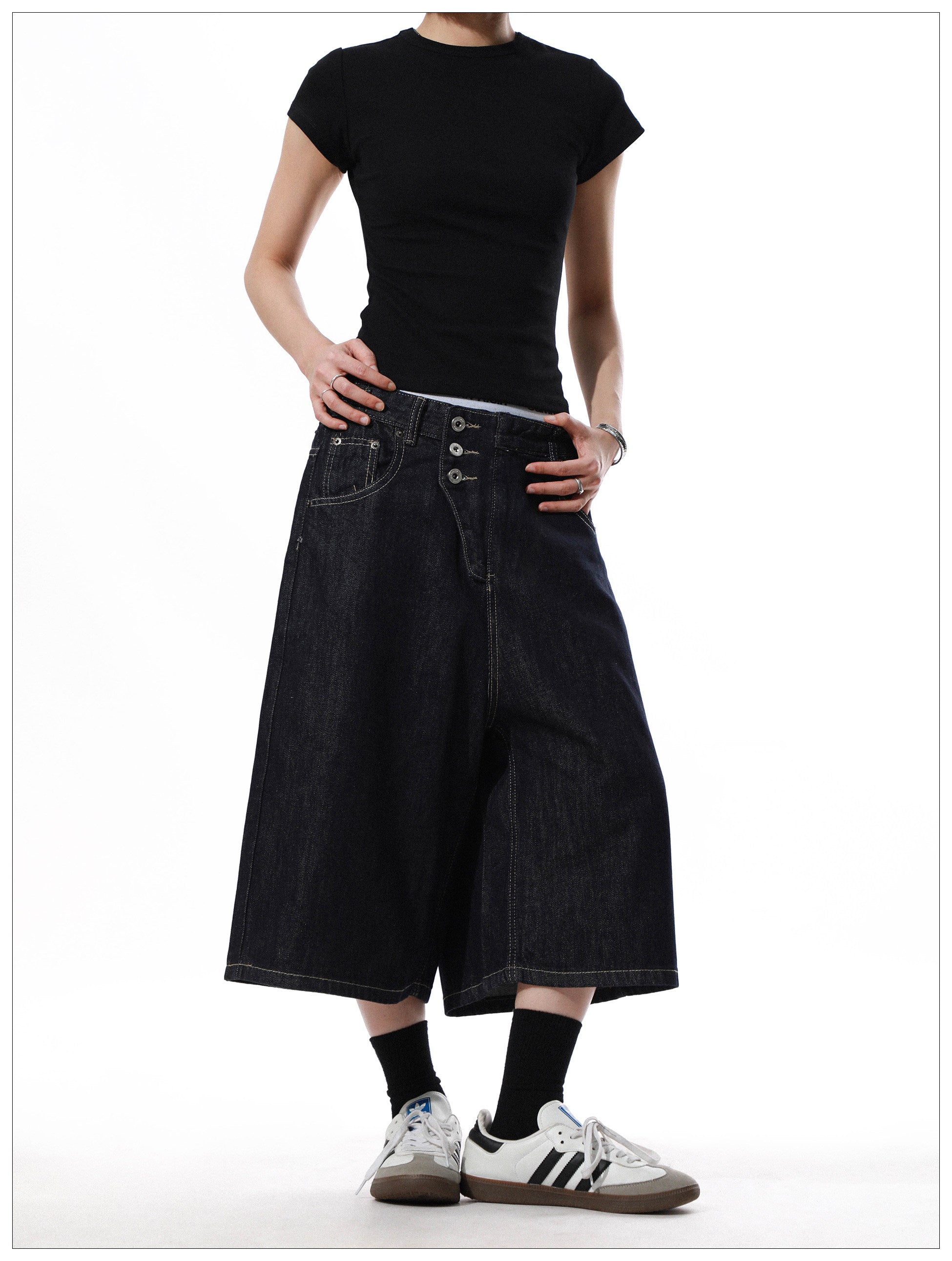QS814B denim shorts