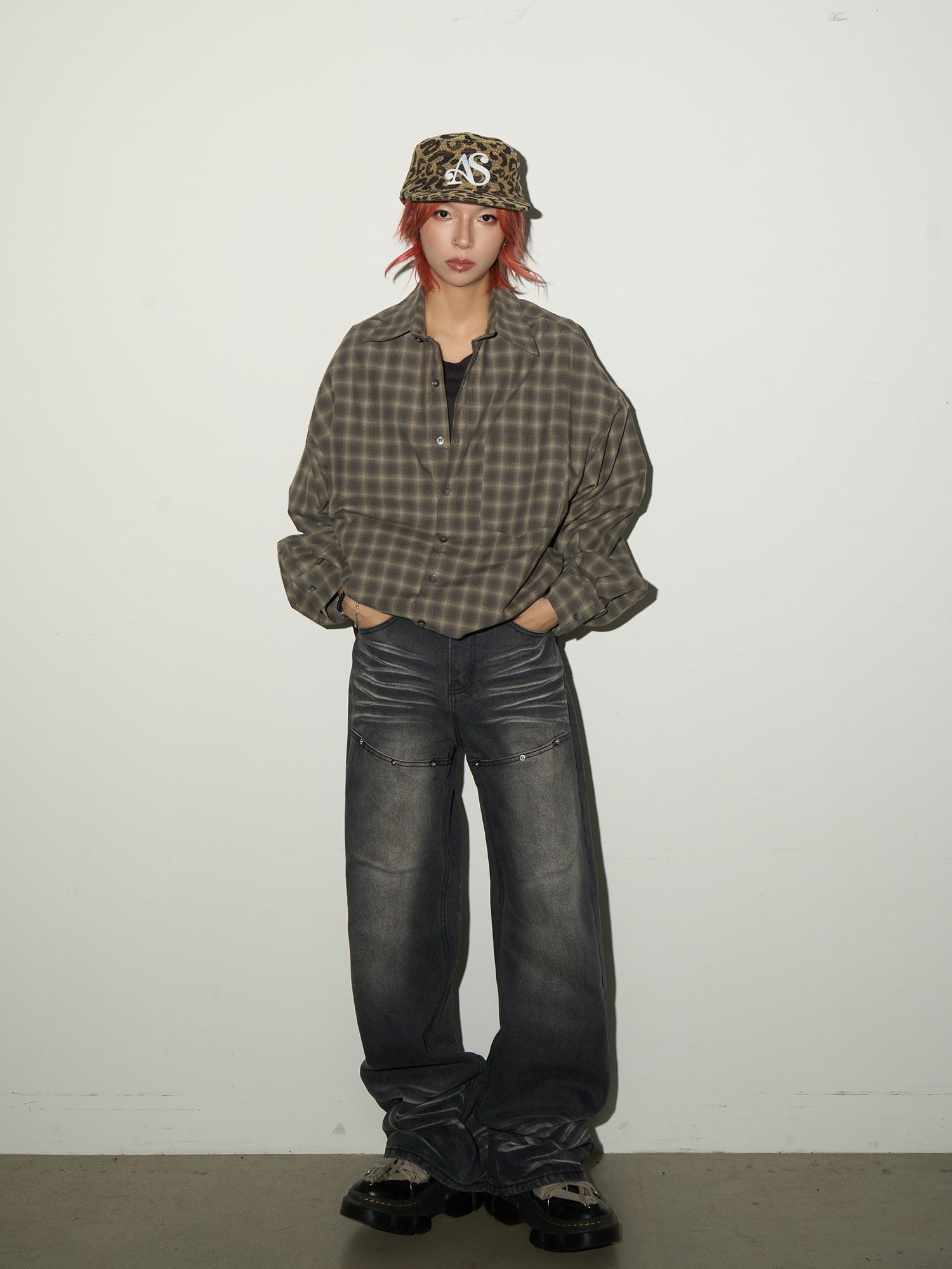 QS705B wash denim