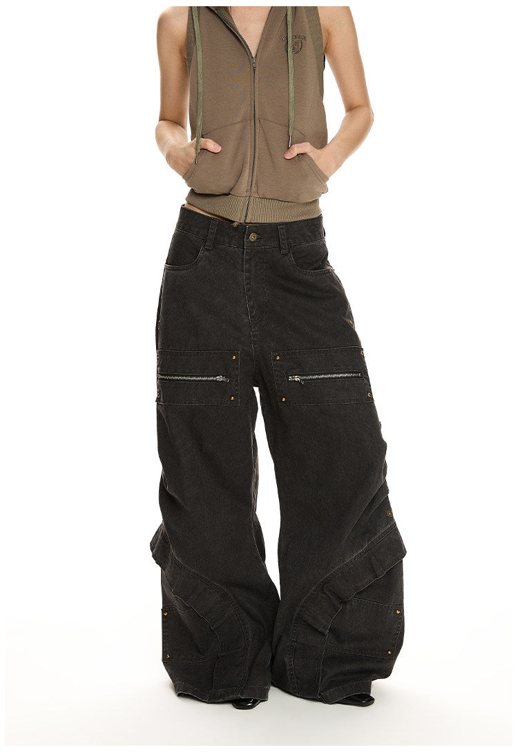 QS699B multi pocket pants