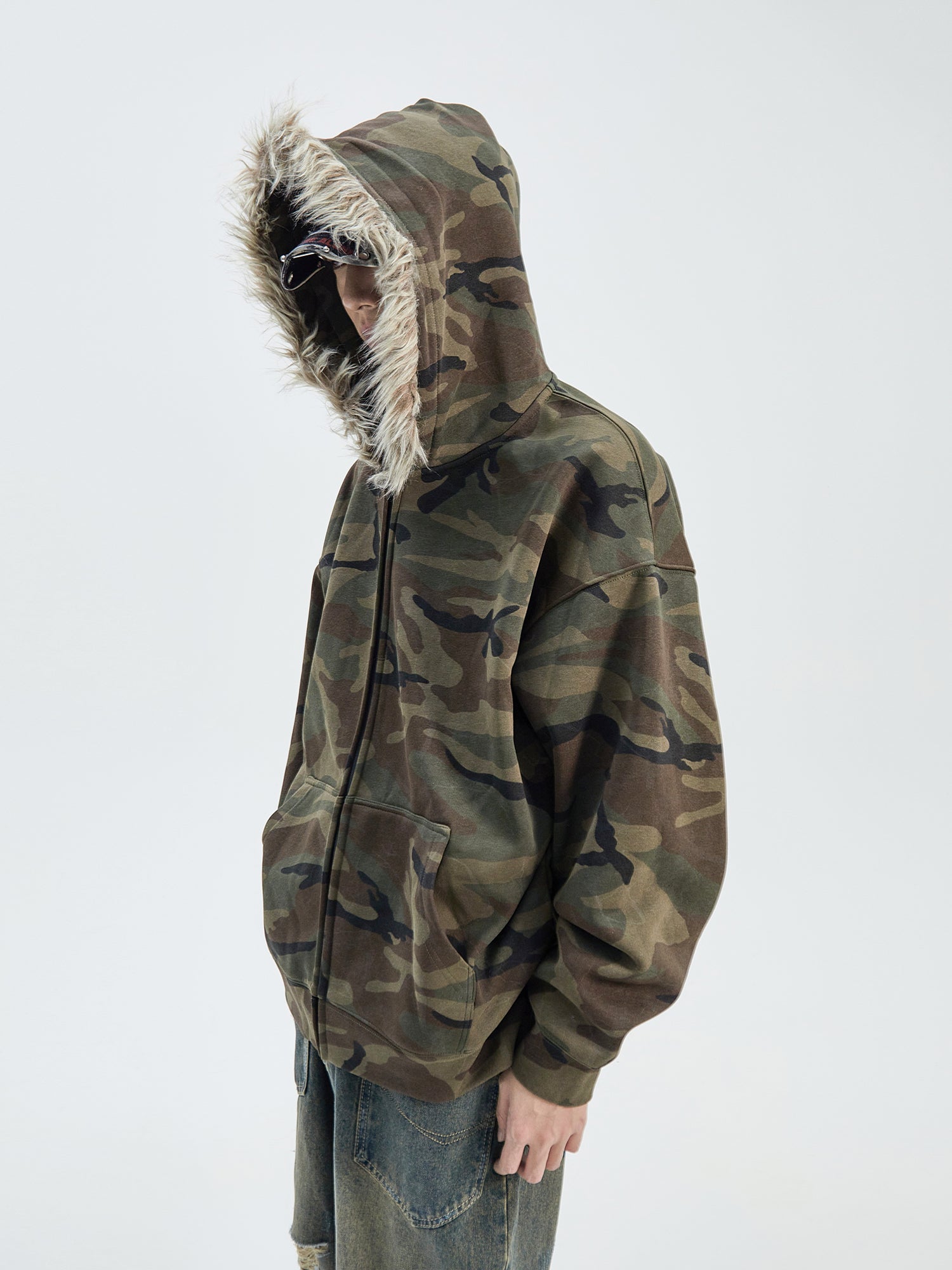 QS313B camouflage hoodie