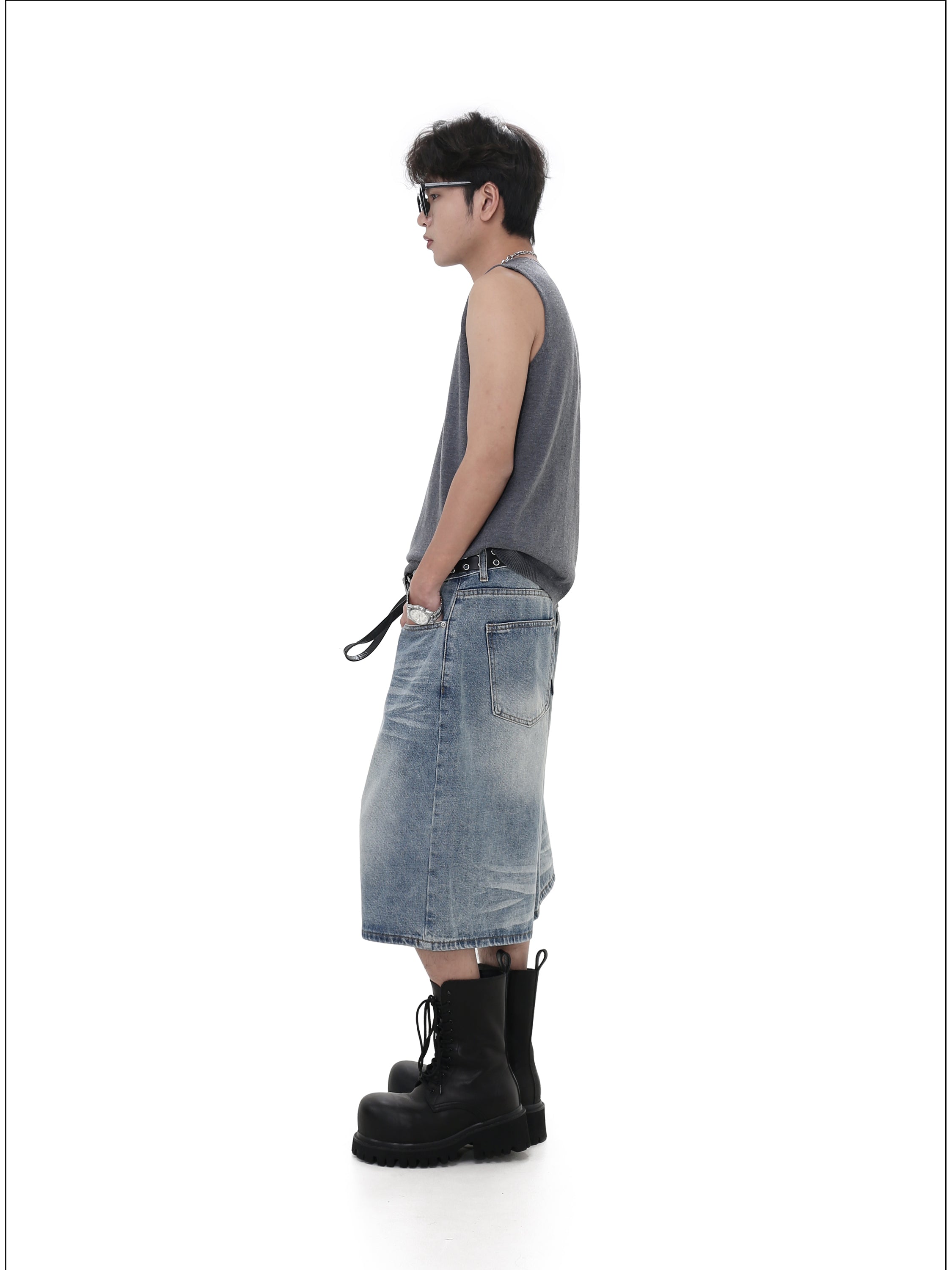 QS428B denim shorts