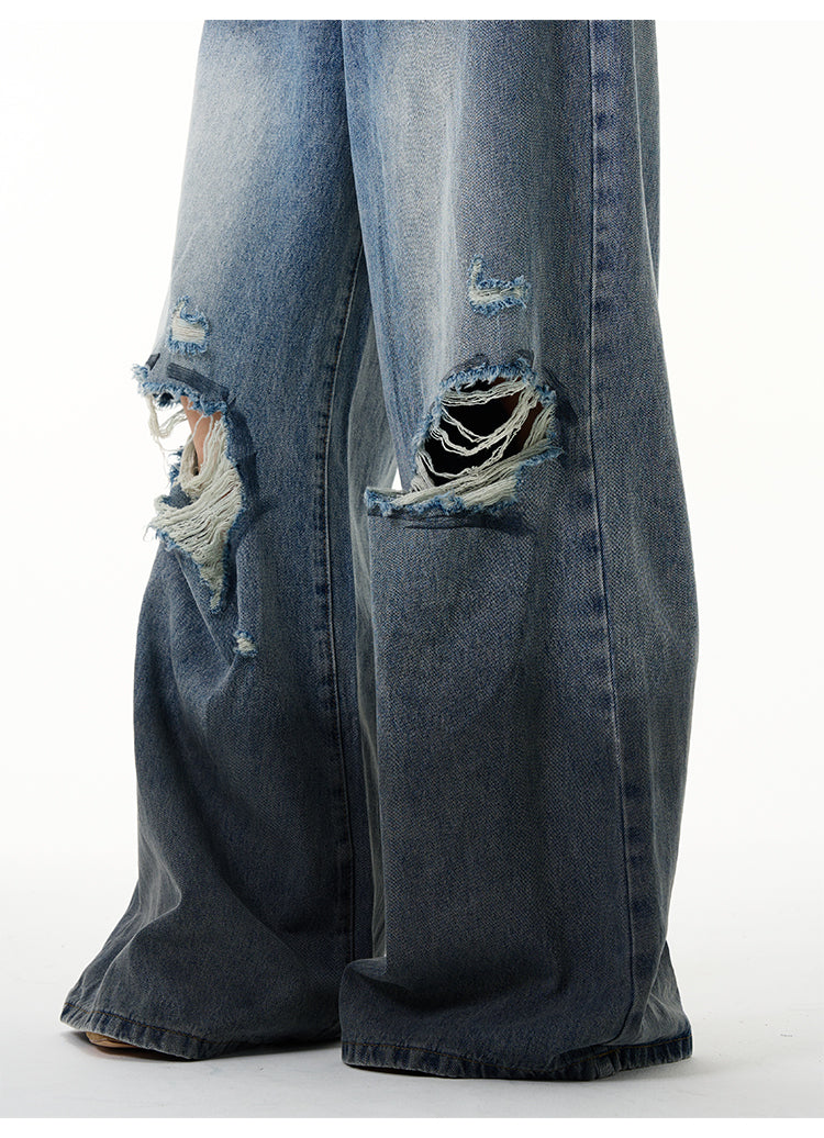 QS682A damage denim