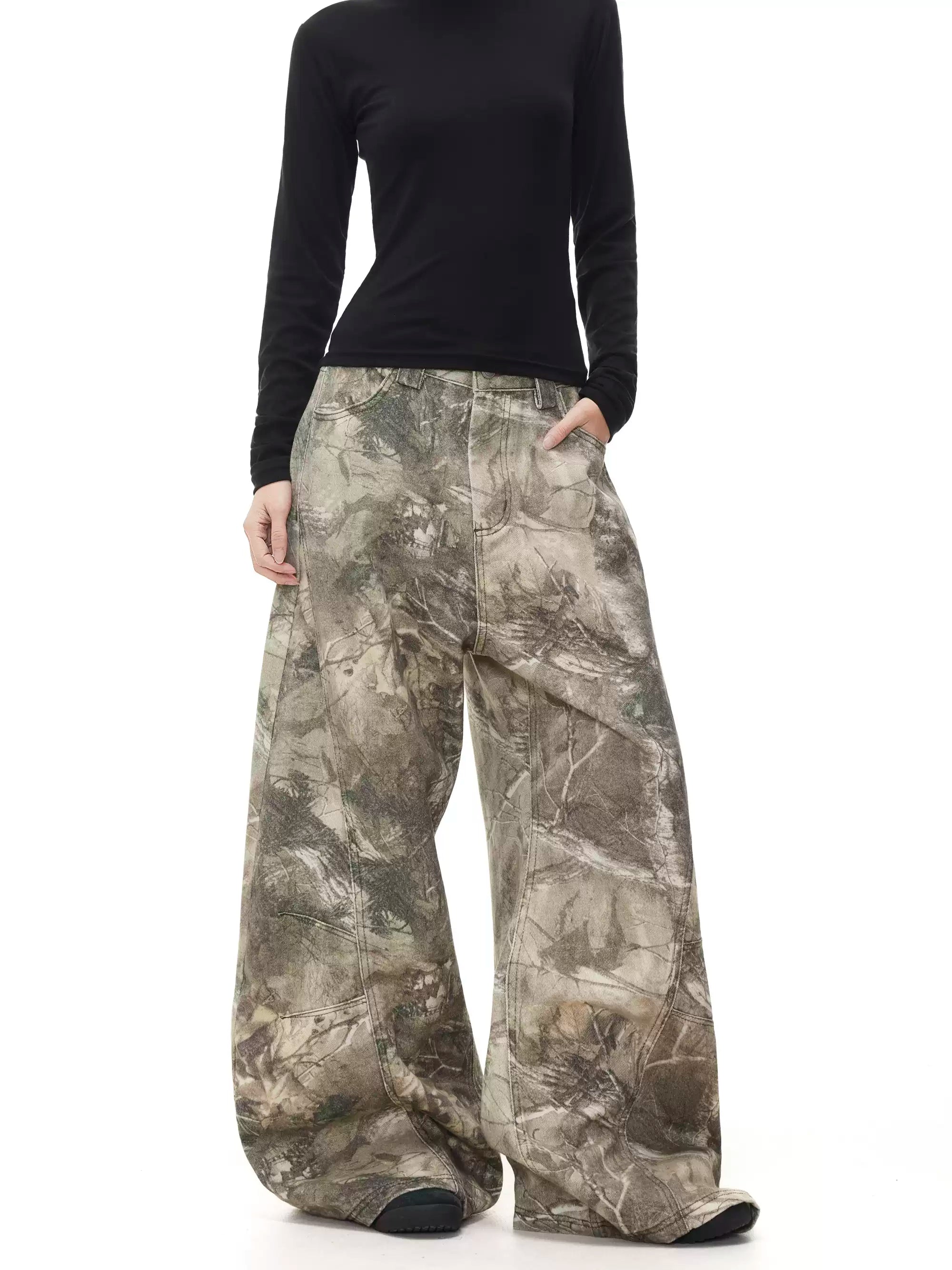 QS632B real tree pants