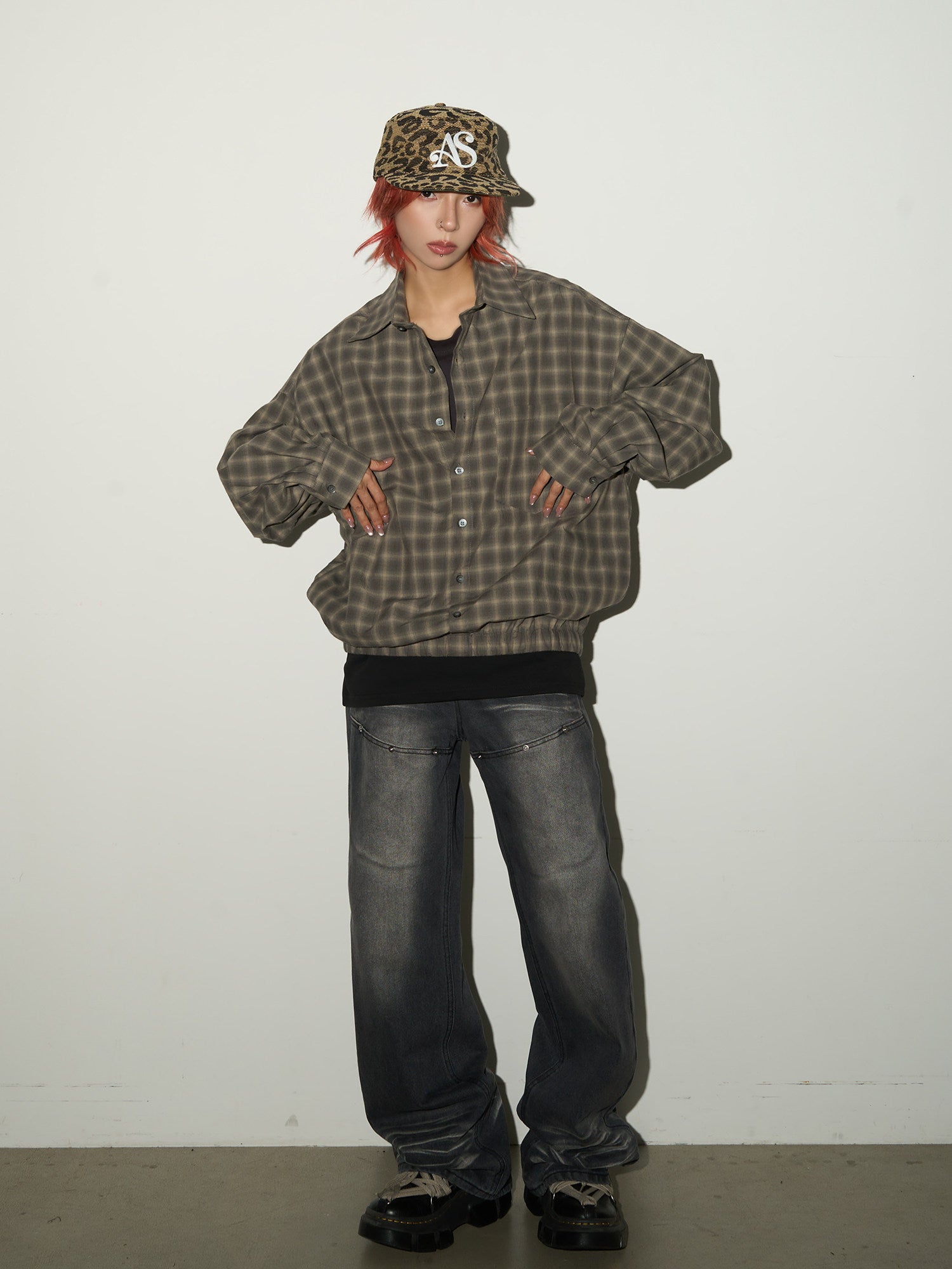 QS705B wash denim