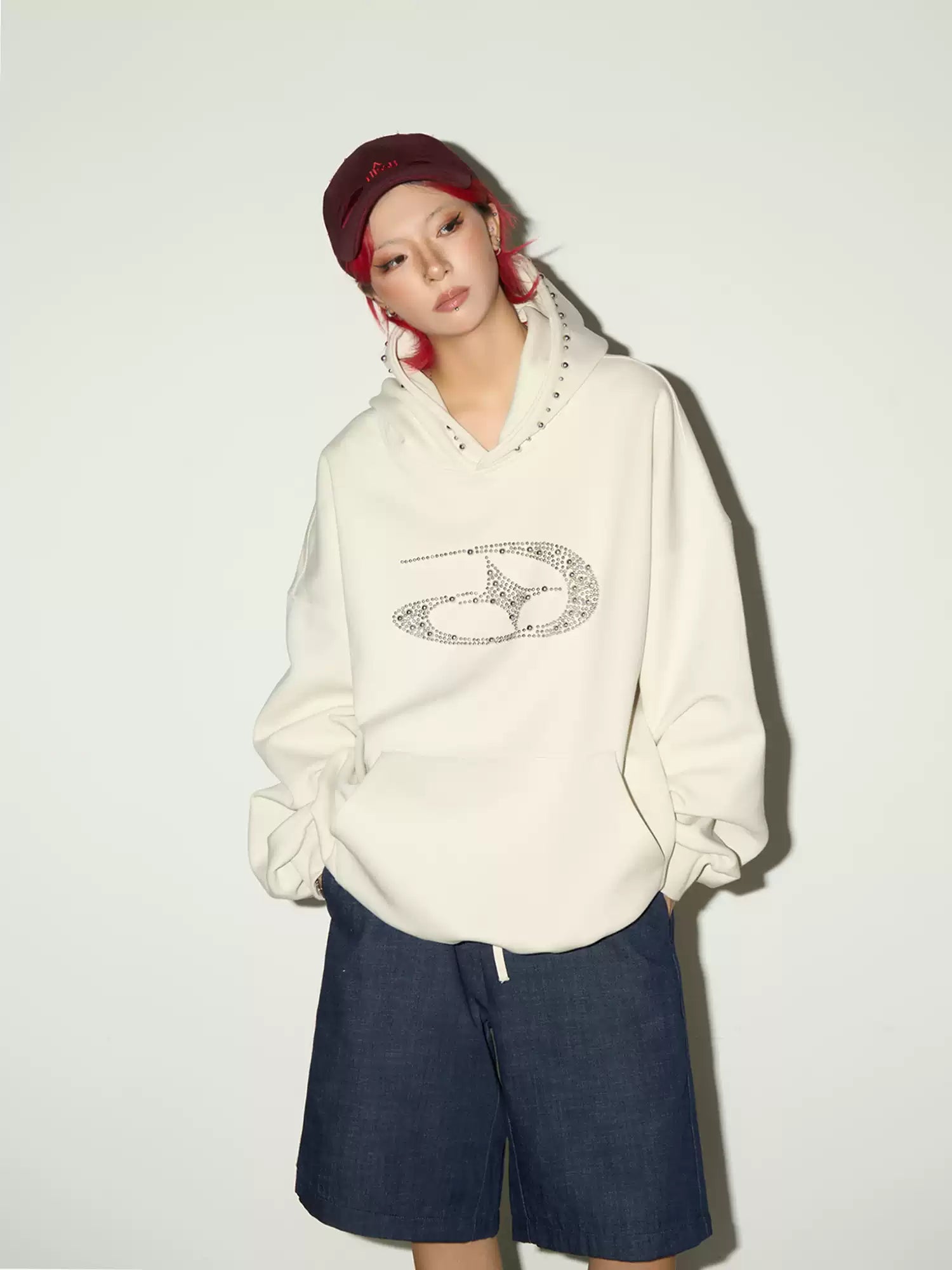 QS710B loose hoodie