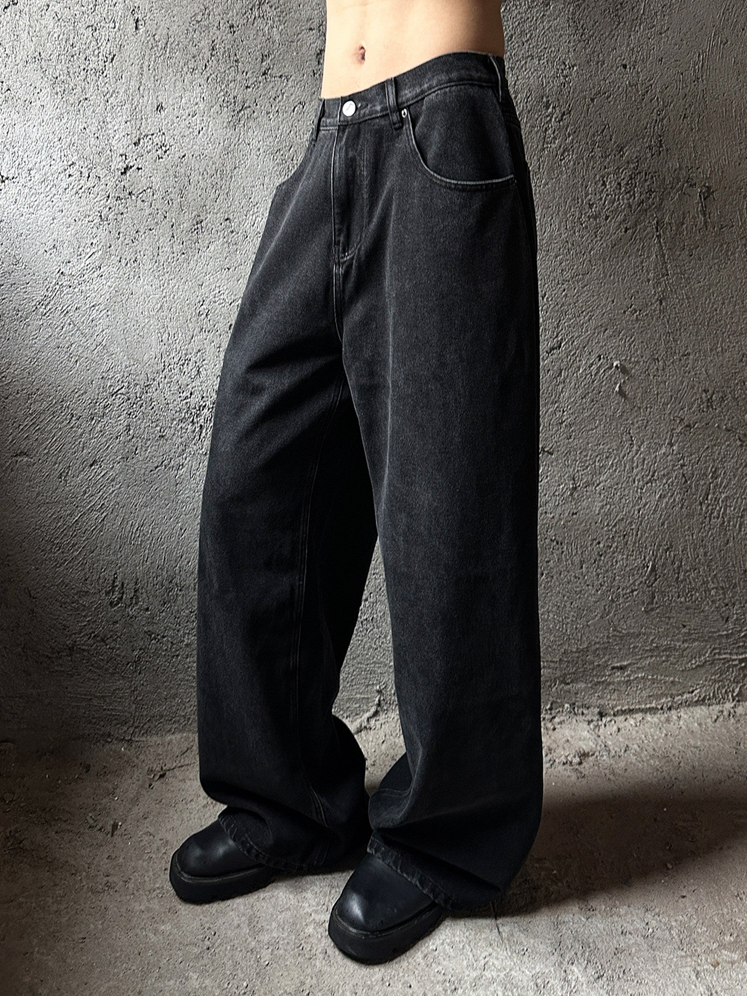 QS821B wash denim