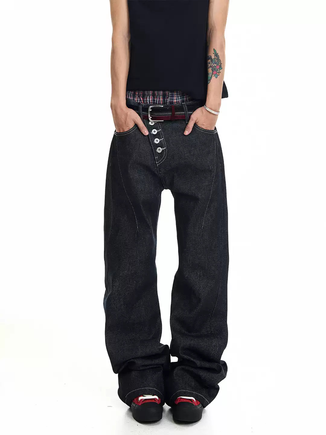 QS834B rigid denim