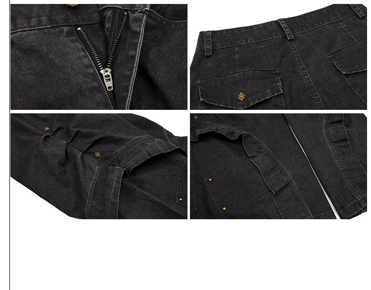 QS699B multi pocket pants