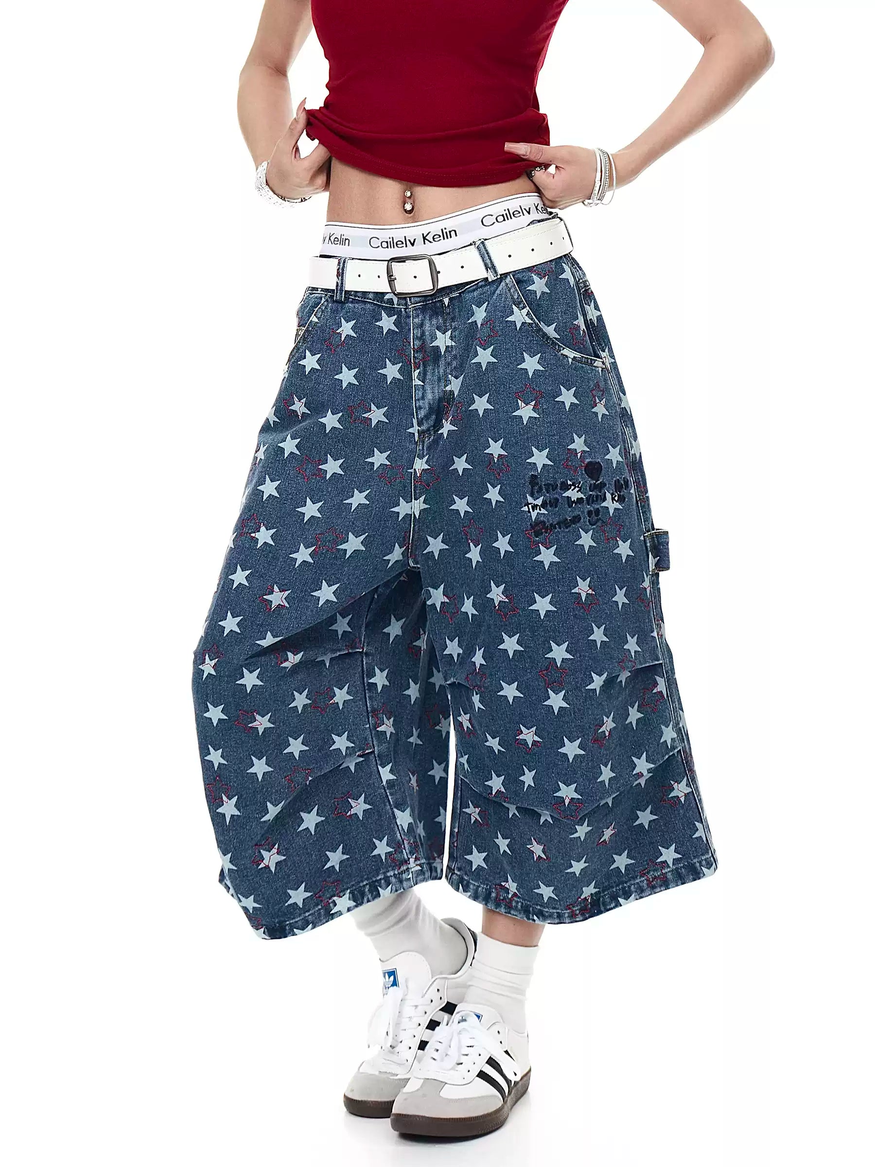 QS552B denim shorts