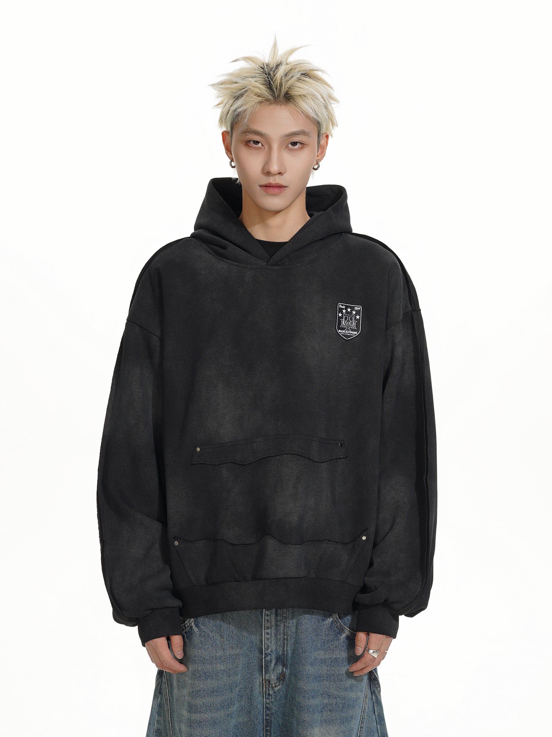 QS005B dirty hoodie