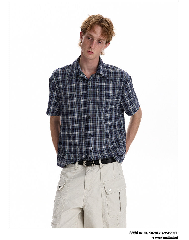 QS798B check shirts