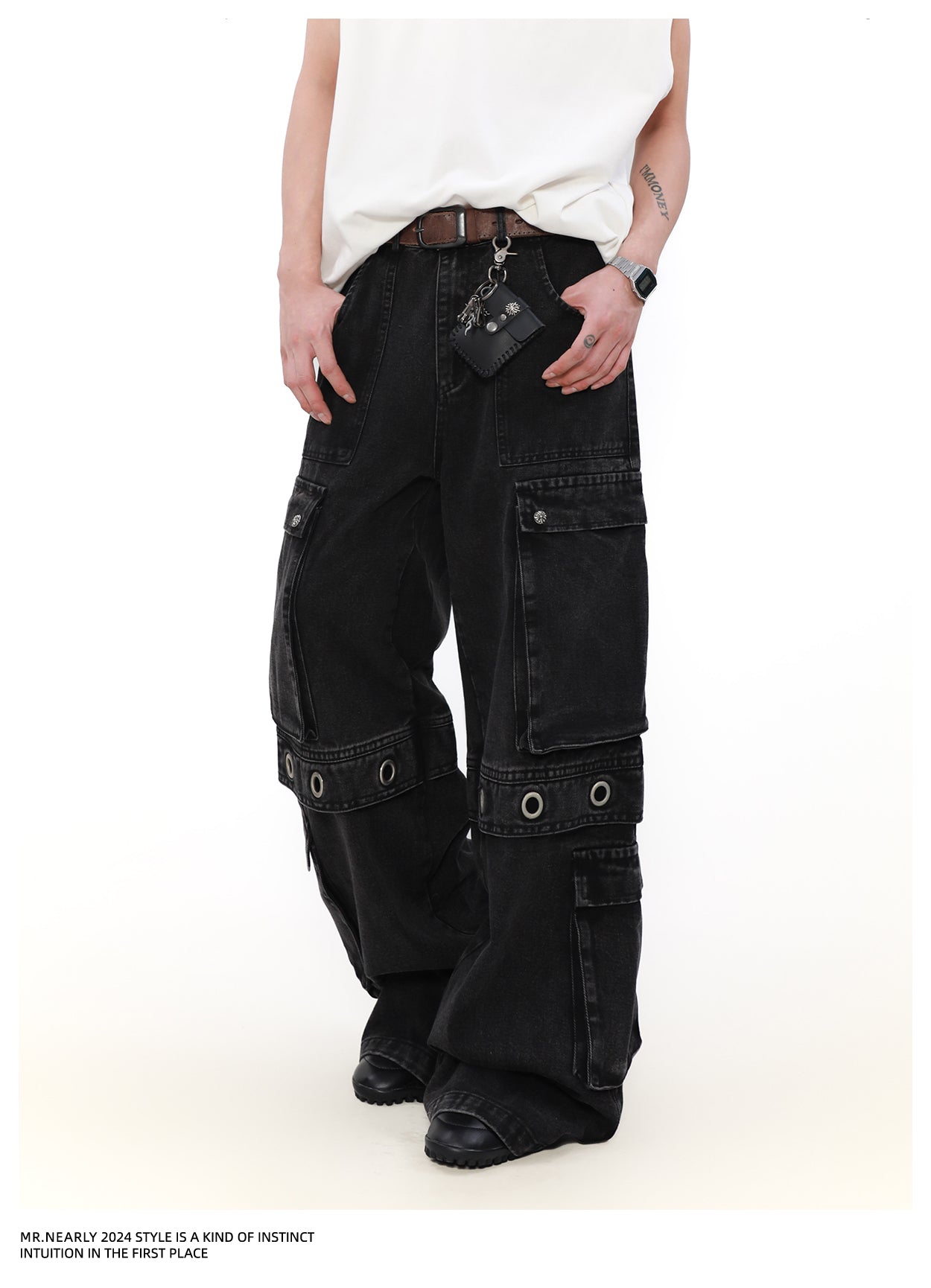 QS845A multi pocket pants