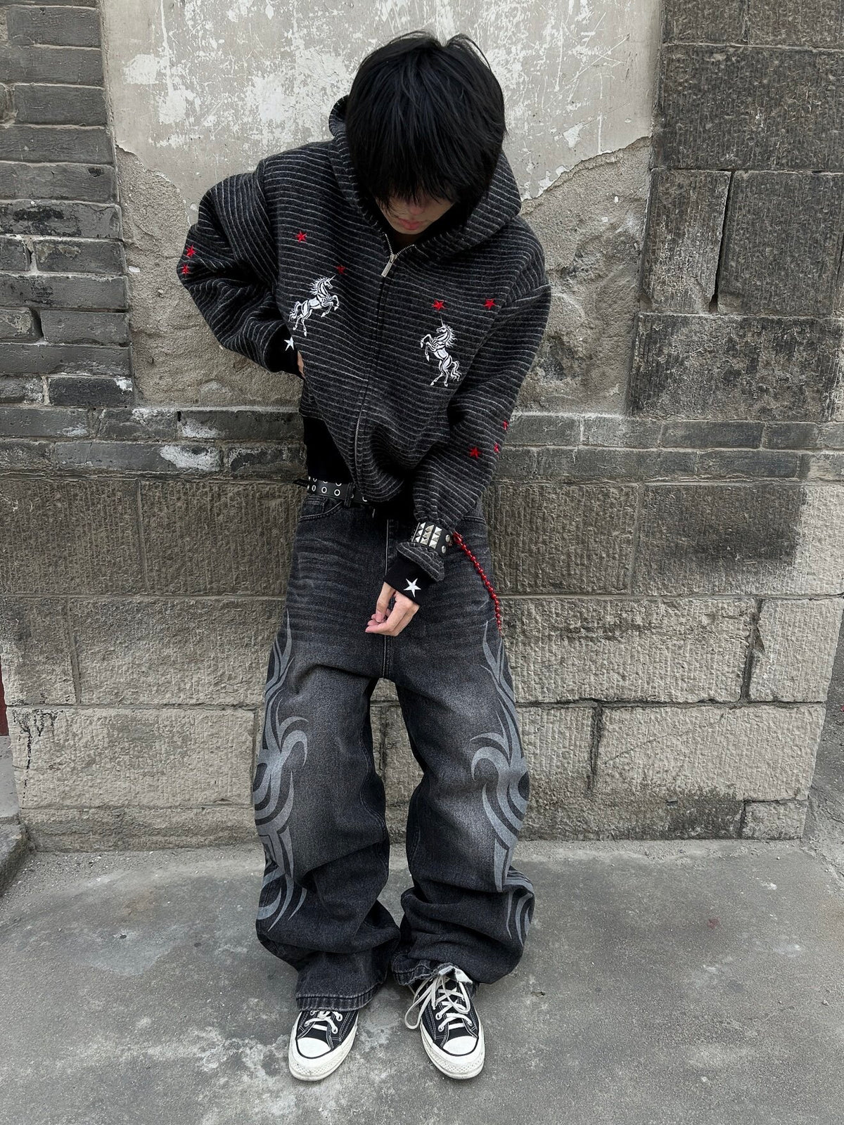 QS936B zip hoodie
