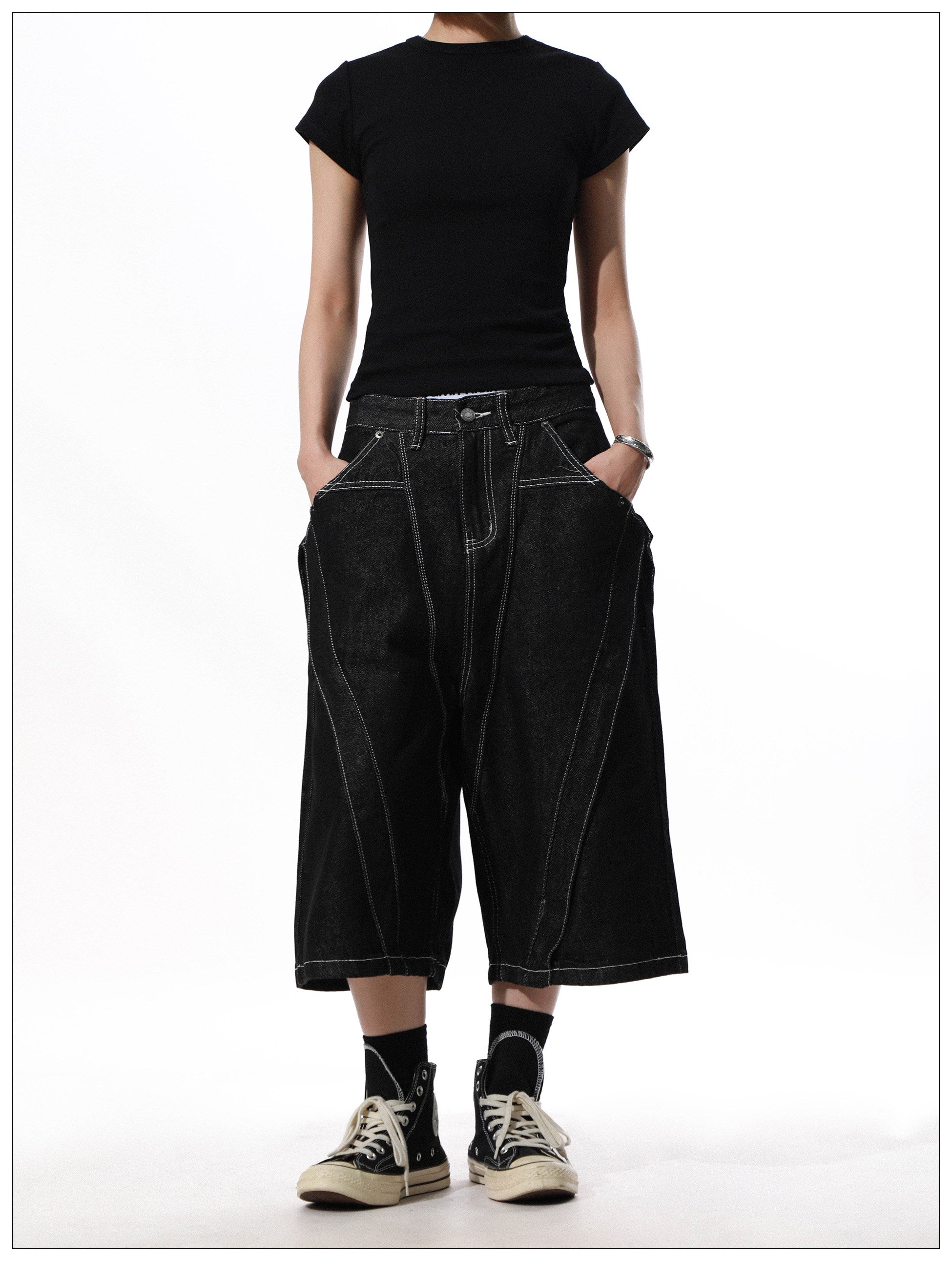 QS810B denim shorts