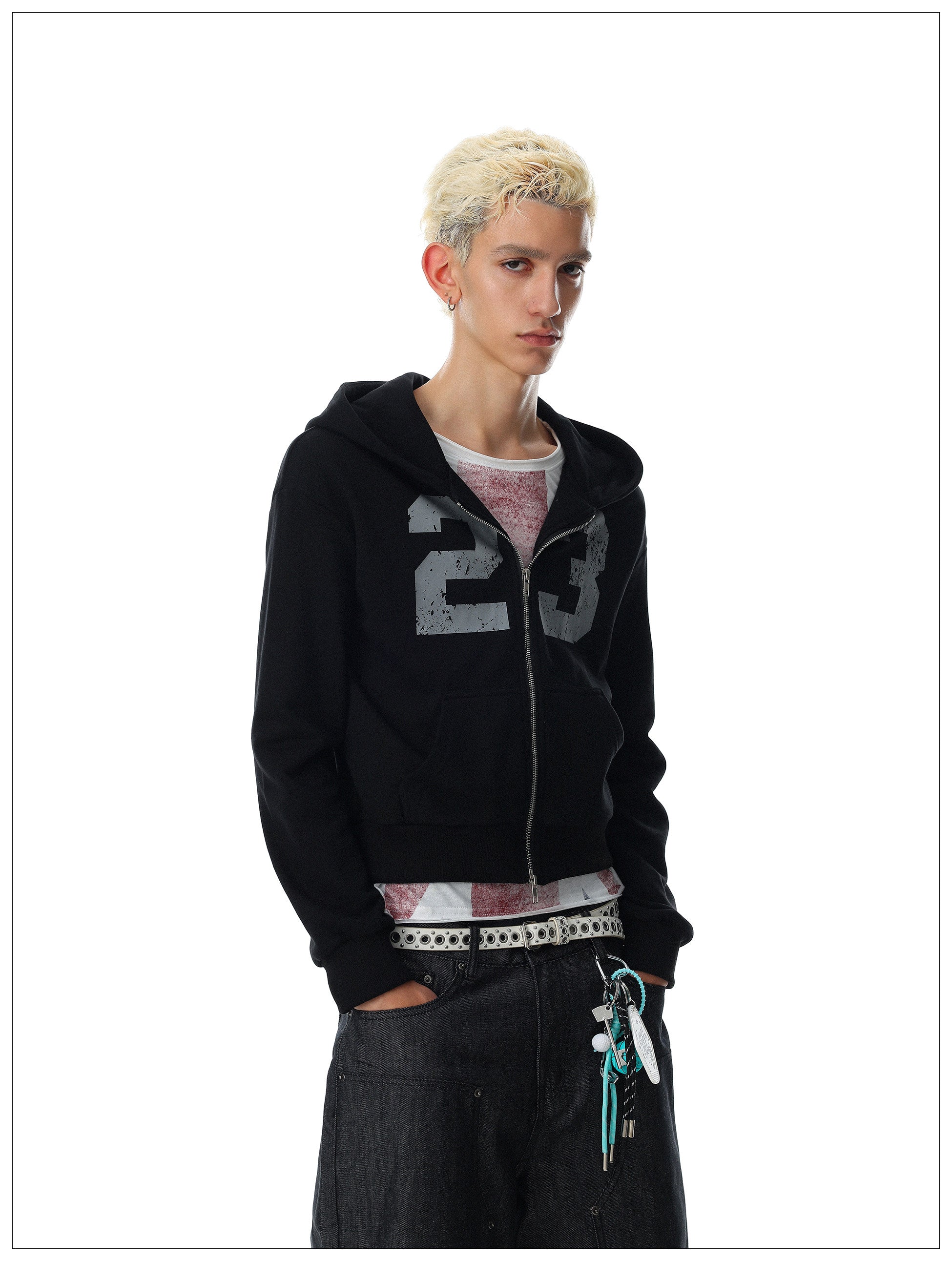 QS890B zip hoodie