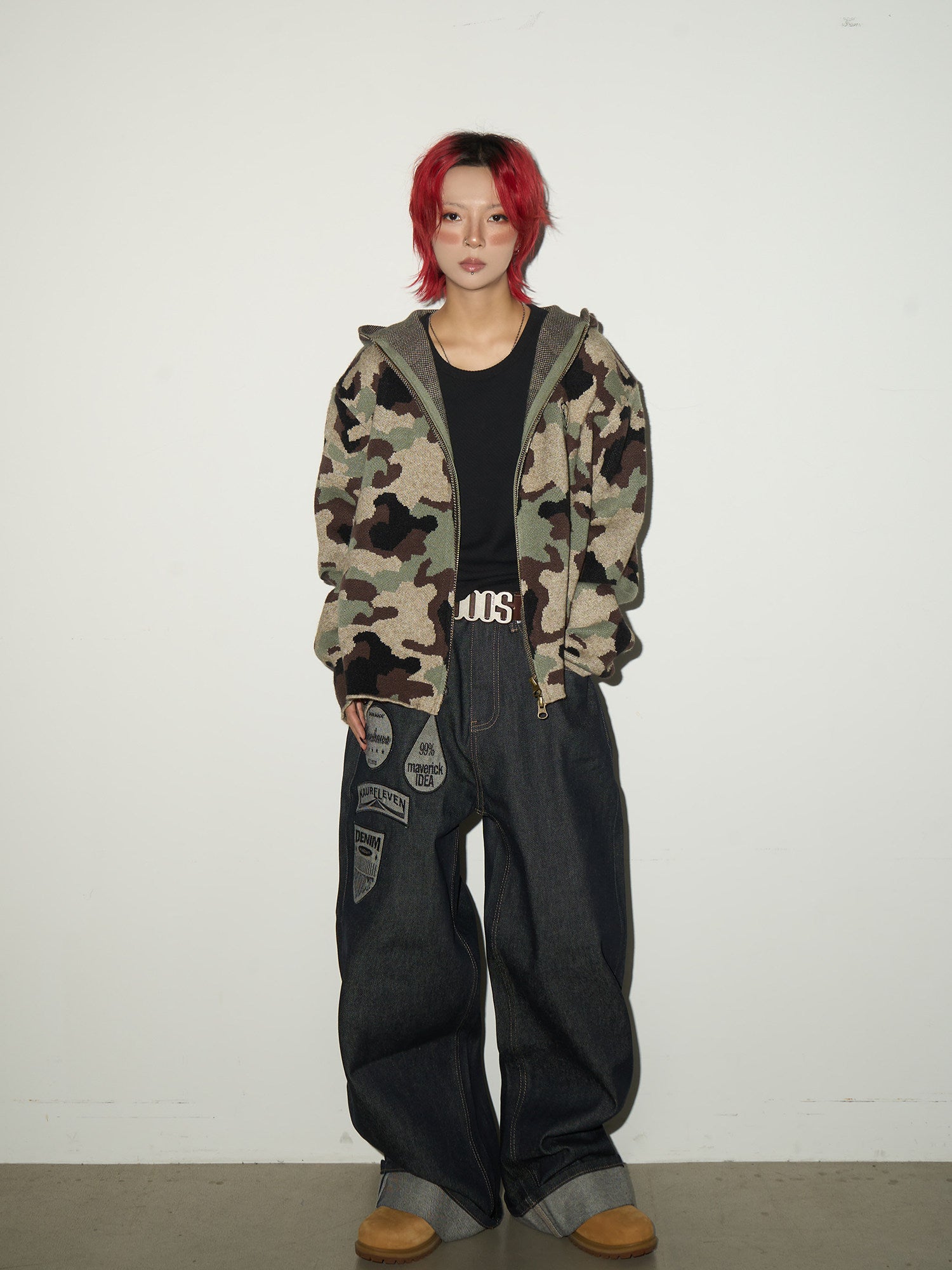 QS683B knit hoodie