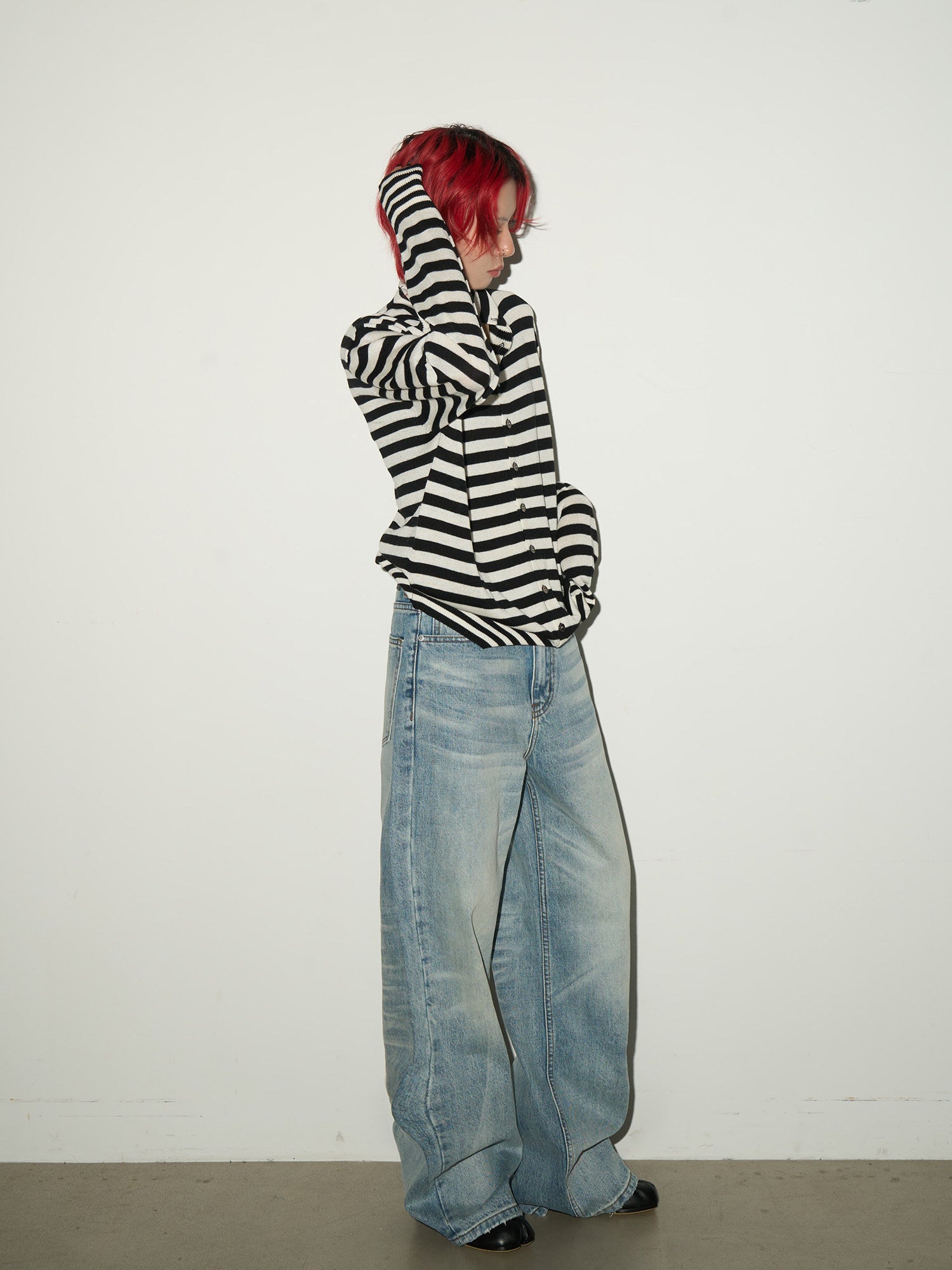QS684B wash denim