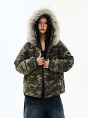 ジャケット・アウター QS86 pilot jacket QS991A camouflage padded jacket
