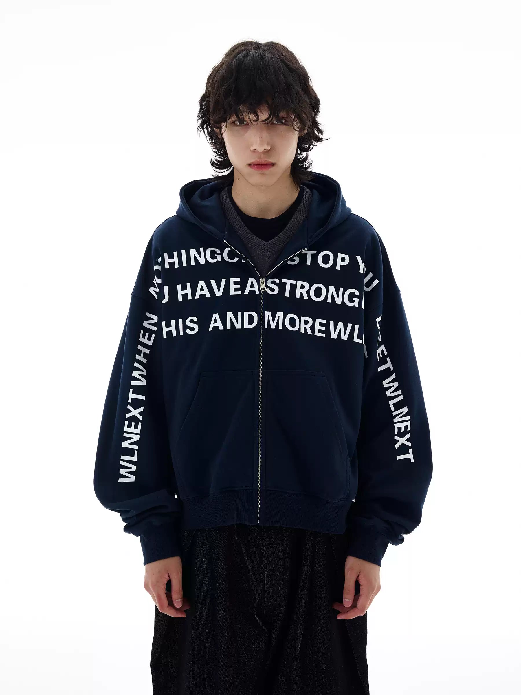 QS611B zip hoodie