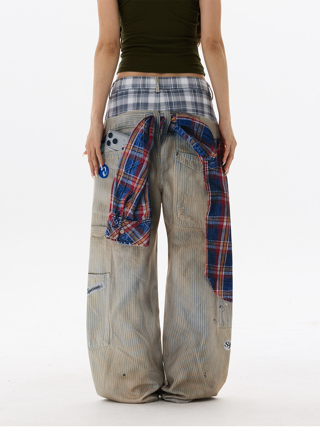 QS689B print pants