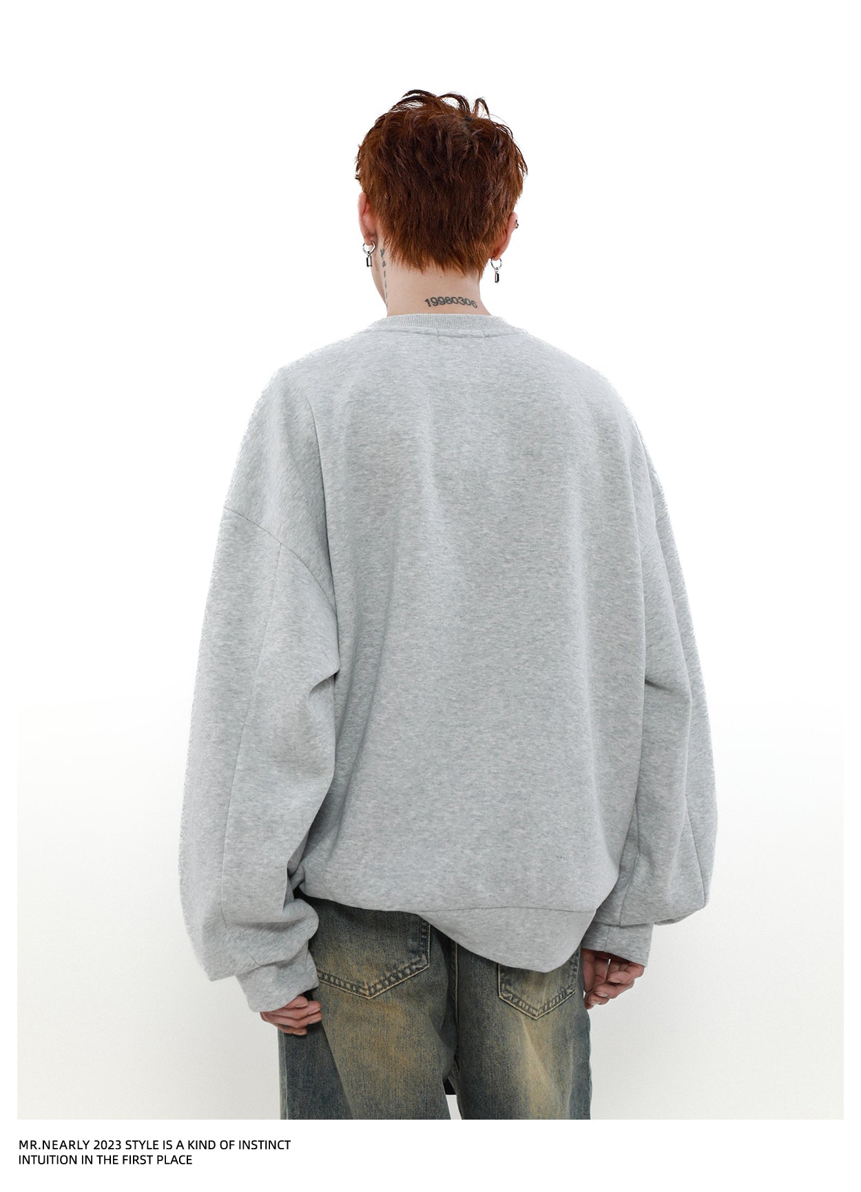 QS343A print sweater