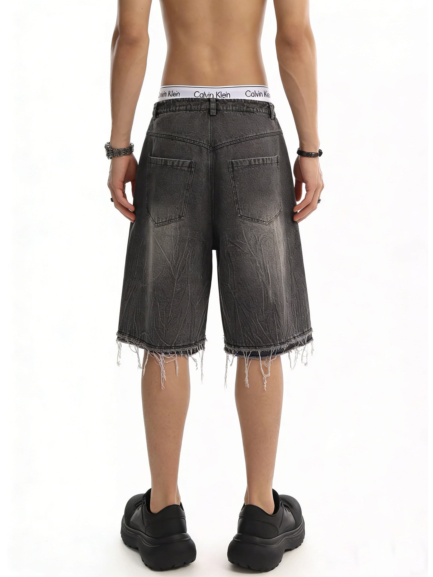 QS789B denim shorts