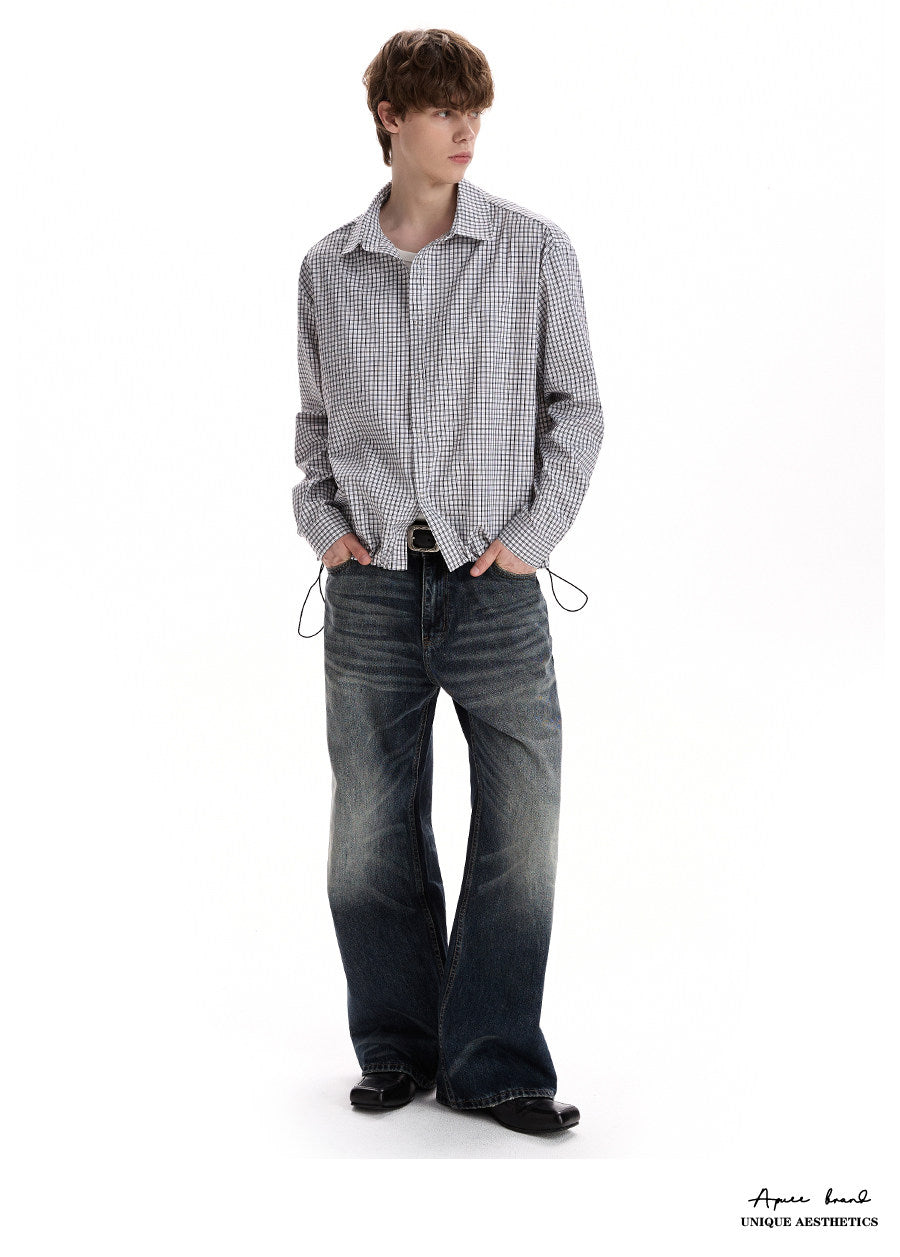 QS892B check shirts
