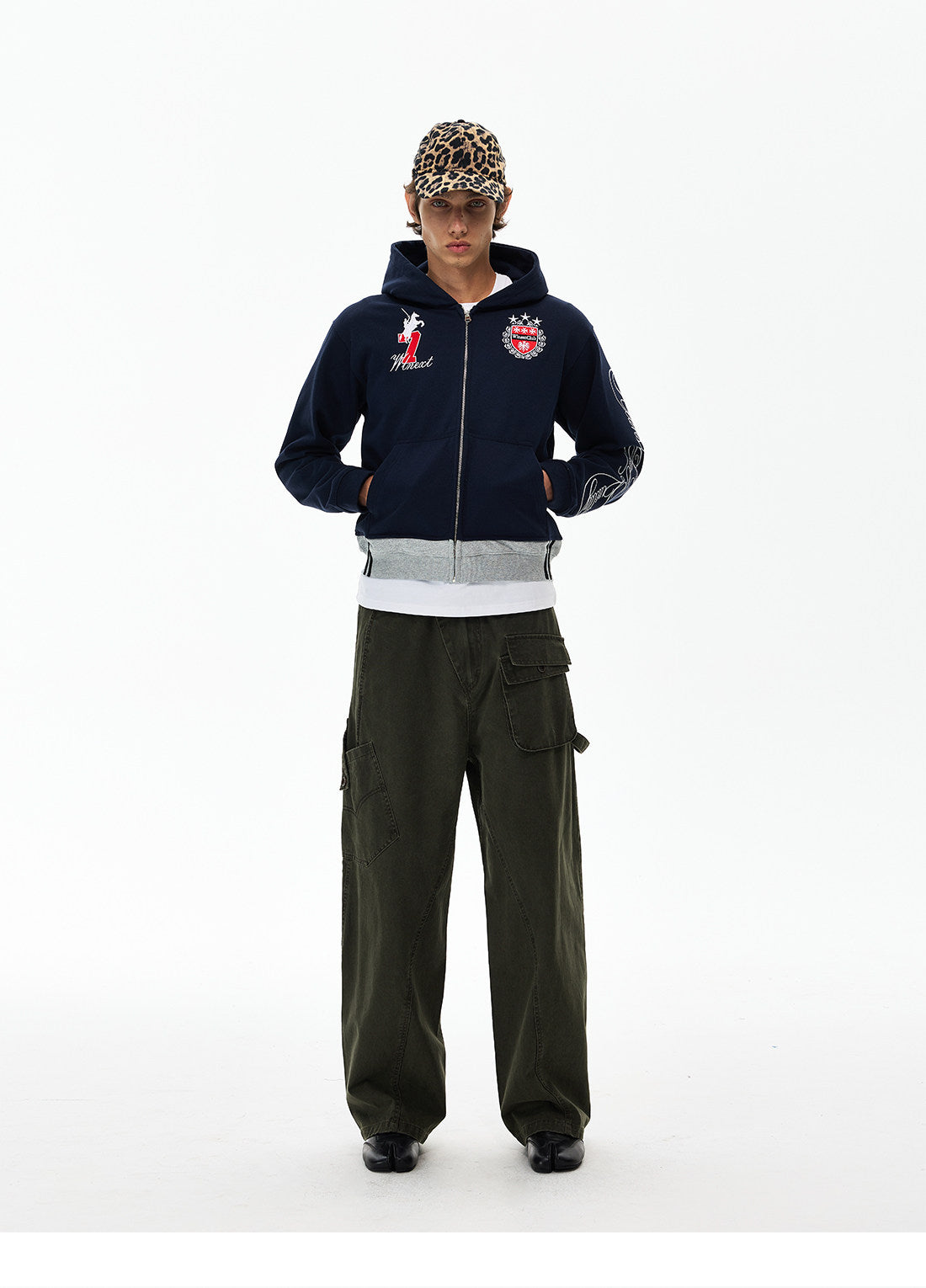 QS895B zip hoodie