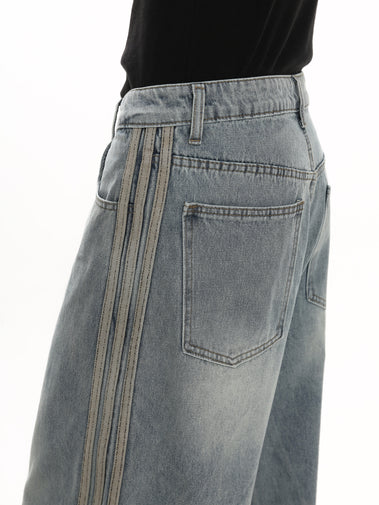 パンツ QS86(QS244B LOOSE DENIM) QS244B loose denim