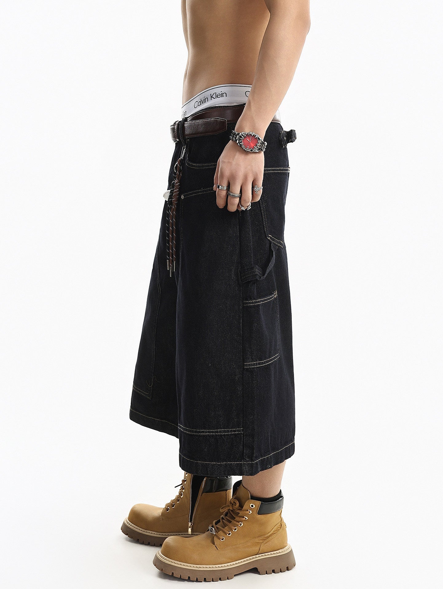 QS790B denim shorts