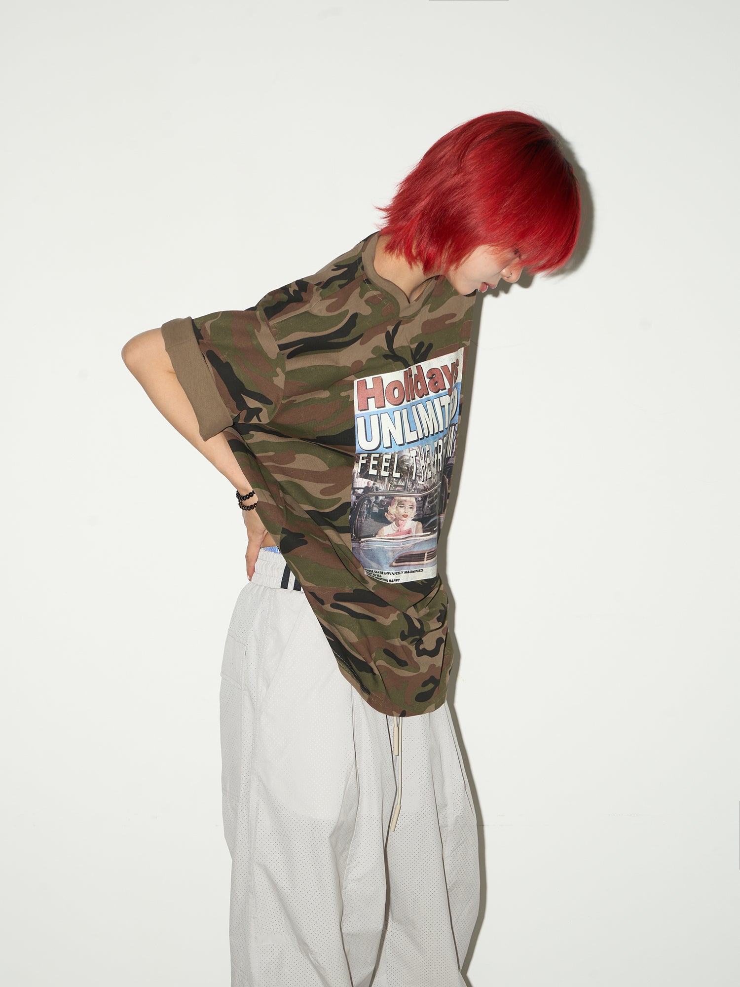 QS576B camouflage tee