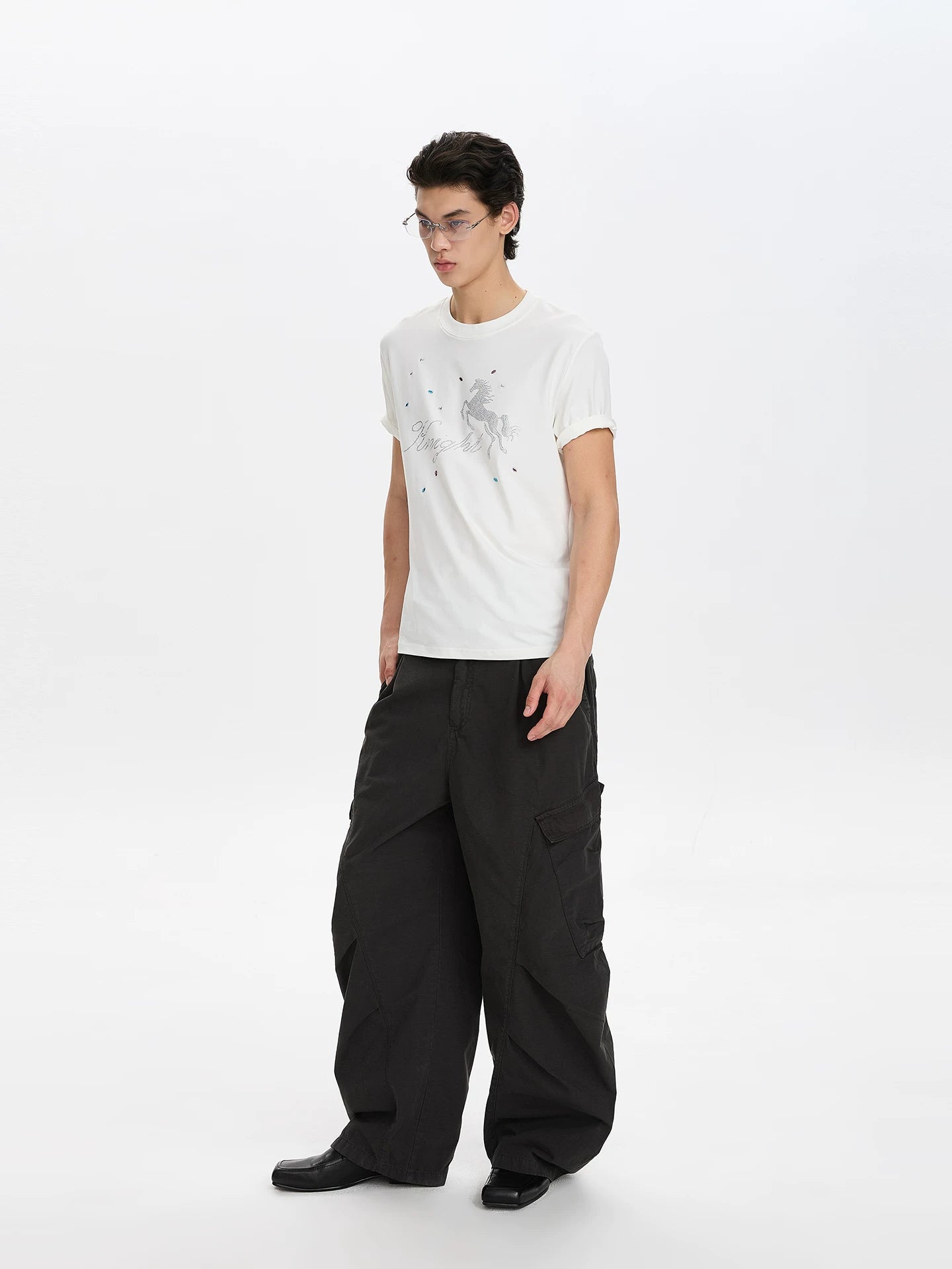 QS840B rhinestone tee