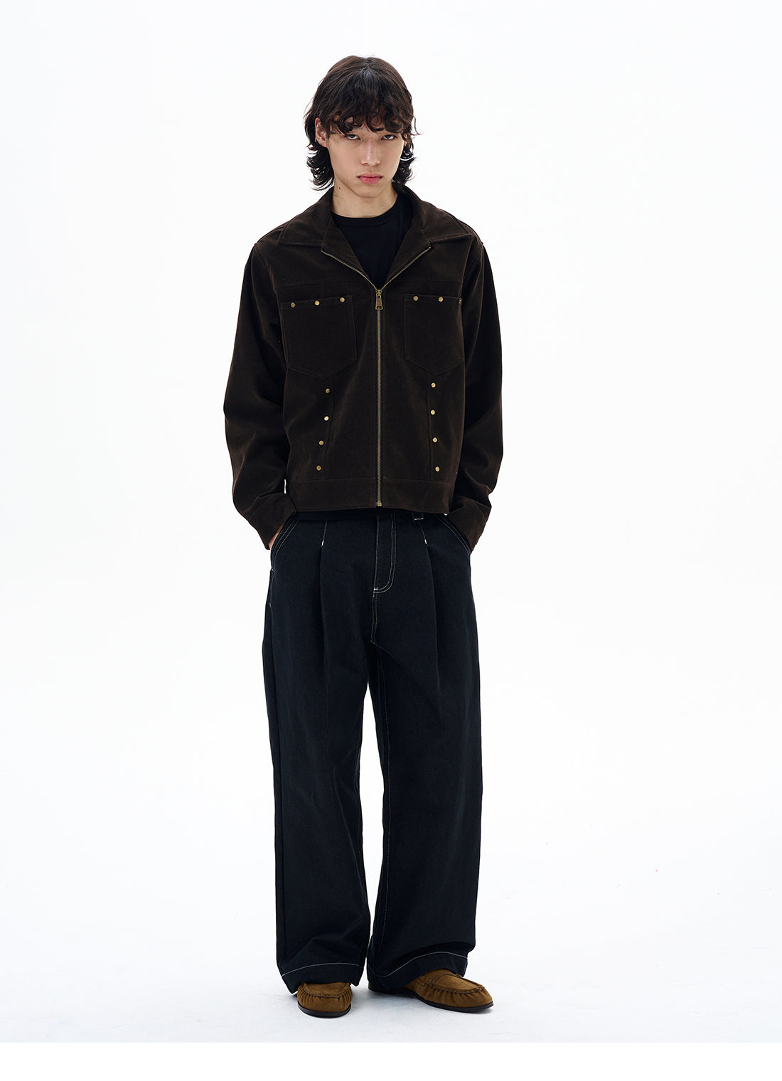 QS651B suede jacket