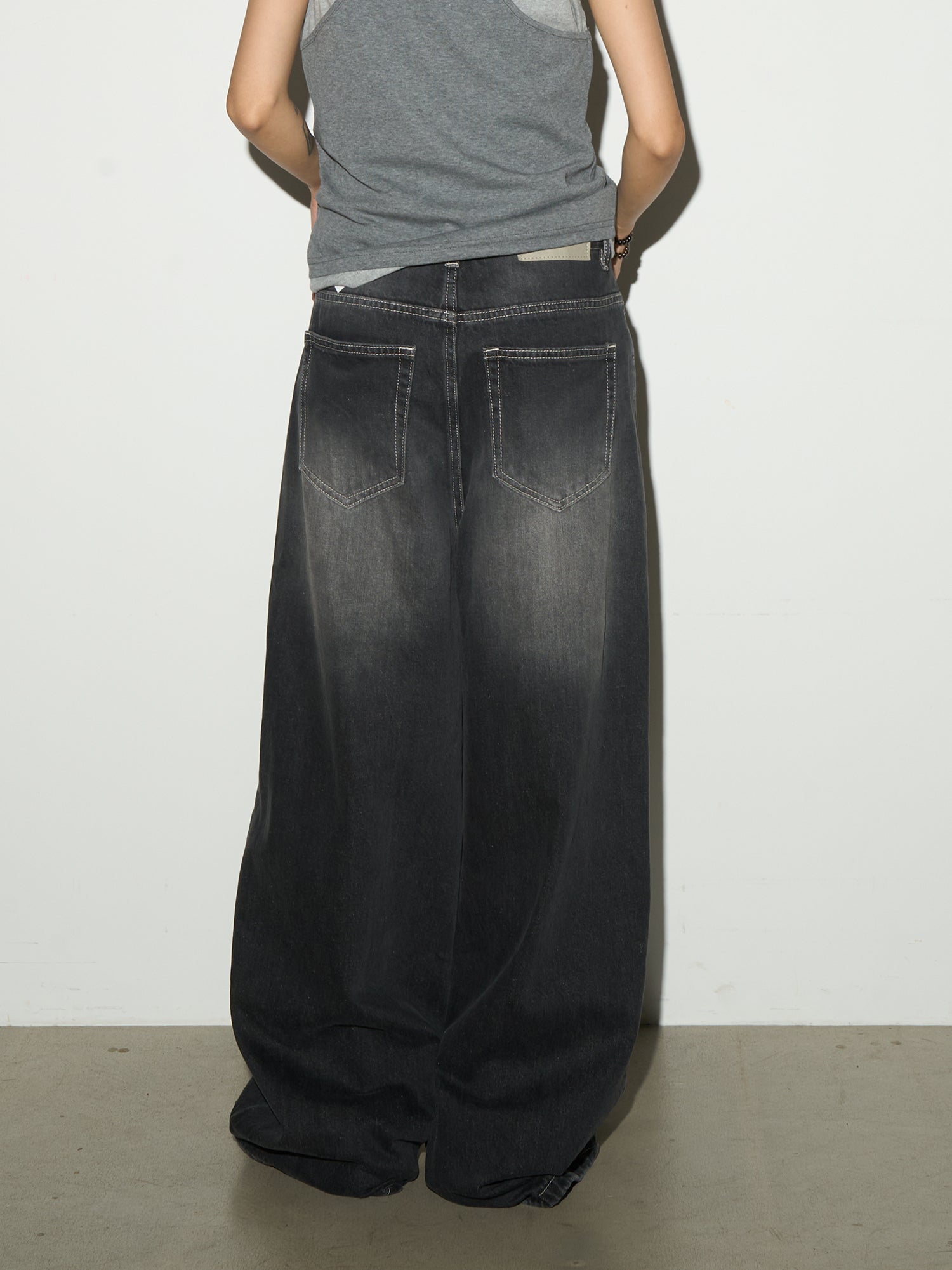QS564B wash denim