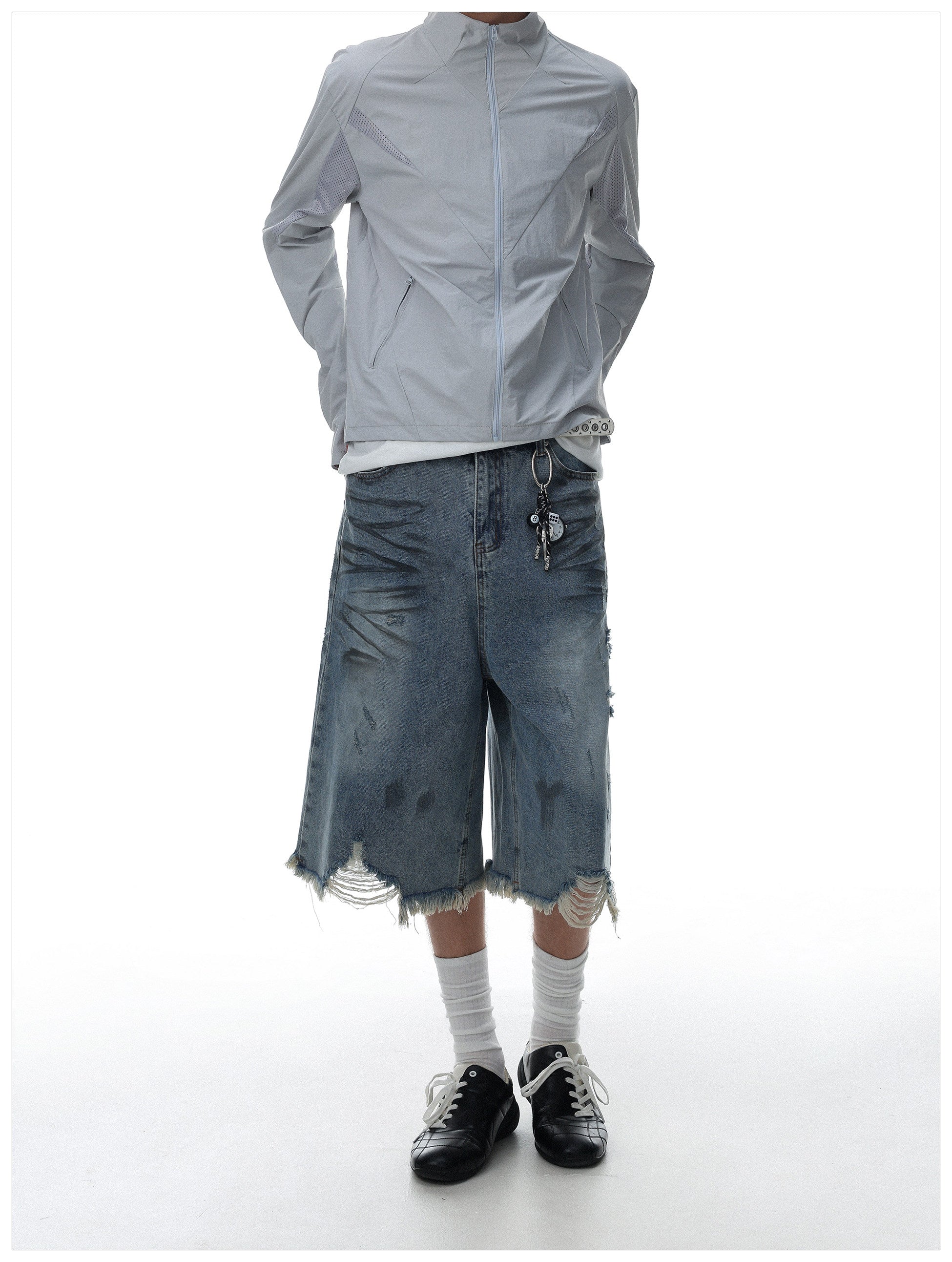 QS827B denim shorts