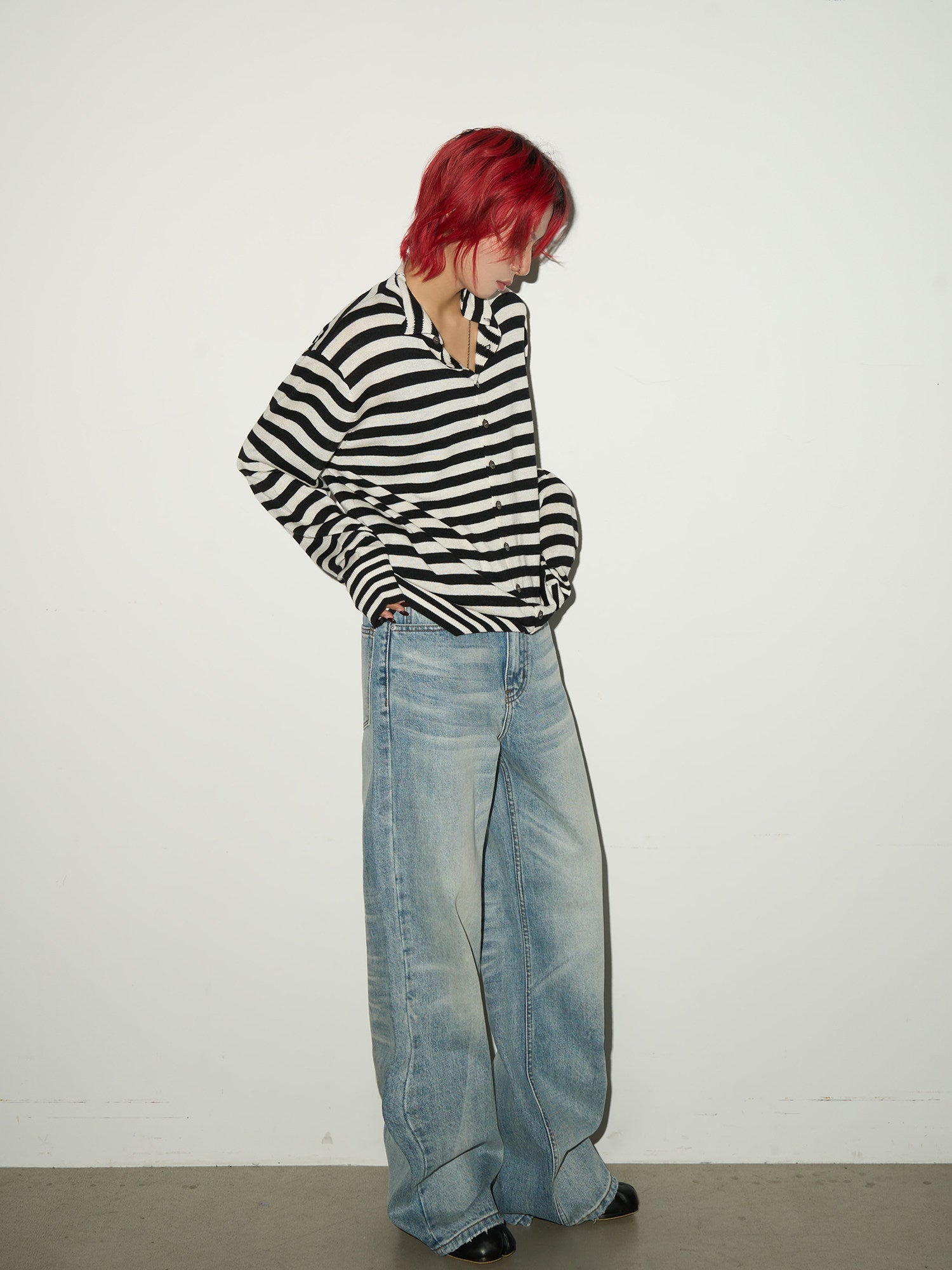 QS684B wash denim